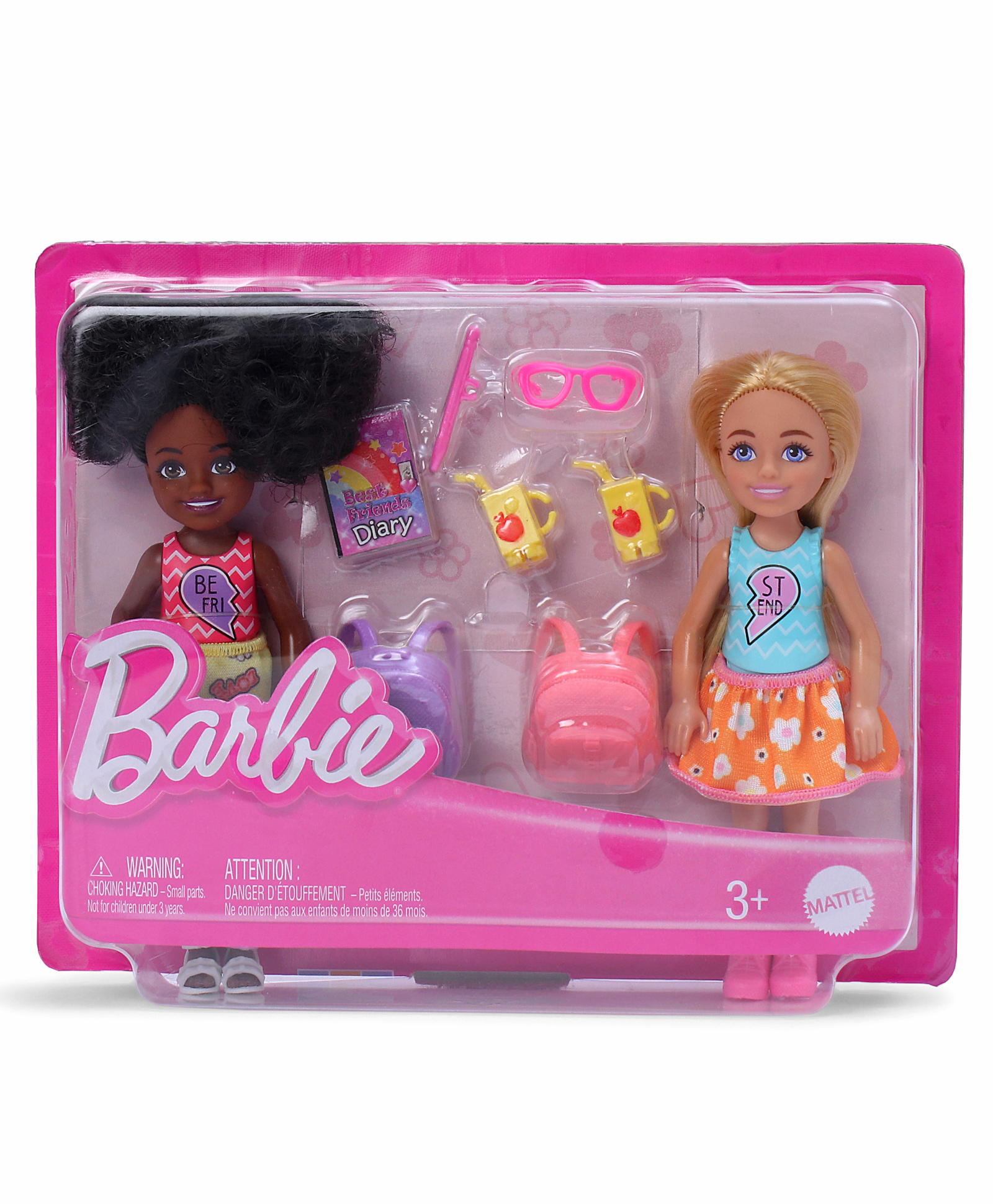 Barbie Chelsea Play Together Doll Set of 2 Dolls With Accessories Height 14.5 cm - Multi Colour-picture-39