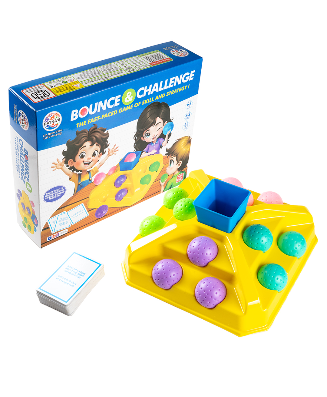 Ratnas Bounce & Challenge Ball Game - Multicolor-picture-48