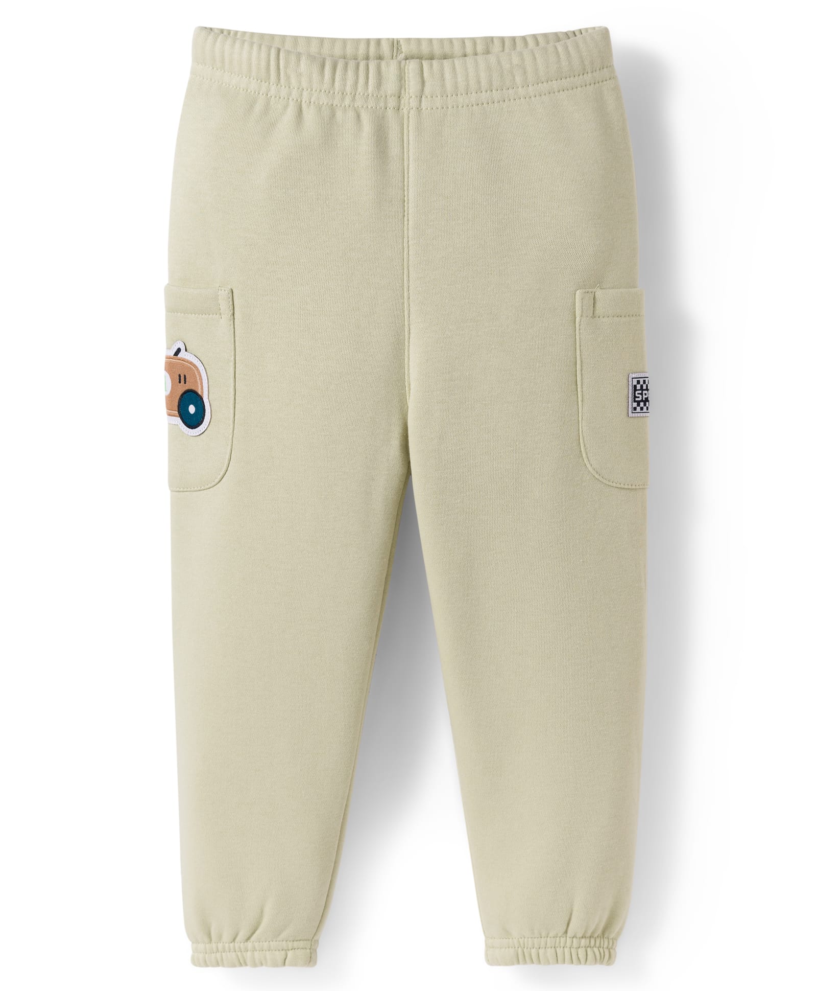 Bodycare Knit Full Length Woollen Pant With Vehicle Badge - Light Green-picture-21