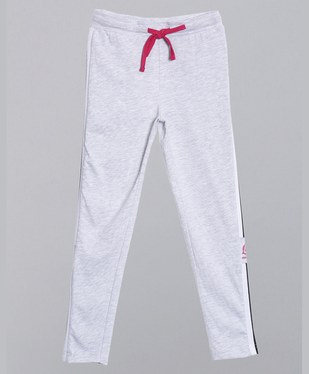 3PIN Cotton Knit Side Taped Track Pants - Bleach Melange-image-47