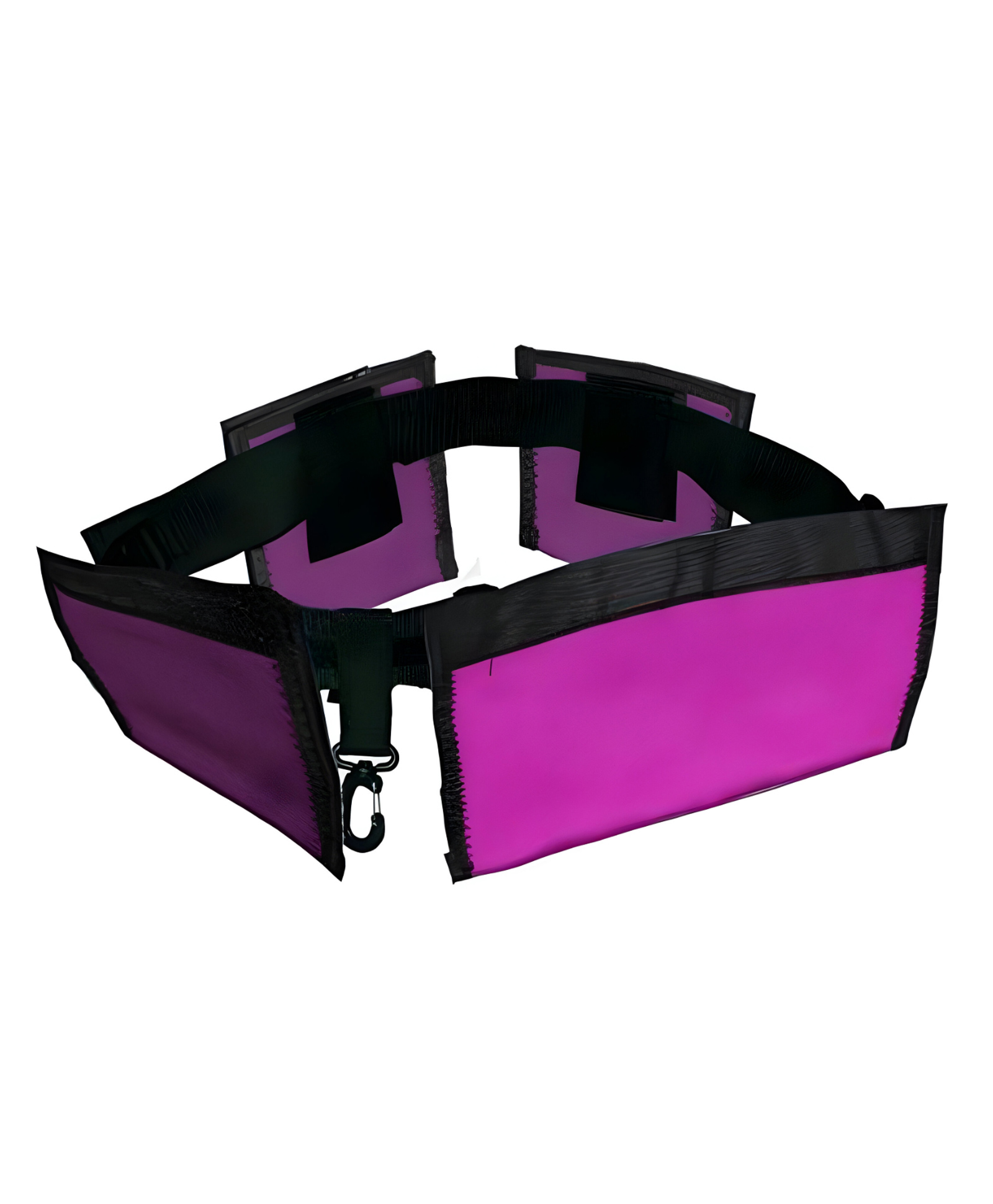 COZY VIBES Waist Diaper Bag With Adjustable Multi function 4 Pockets Belt- PACK OF 1- COLOR MAY VARY-image-2