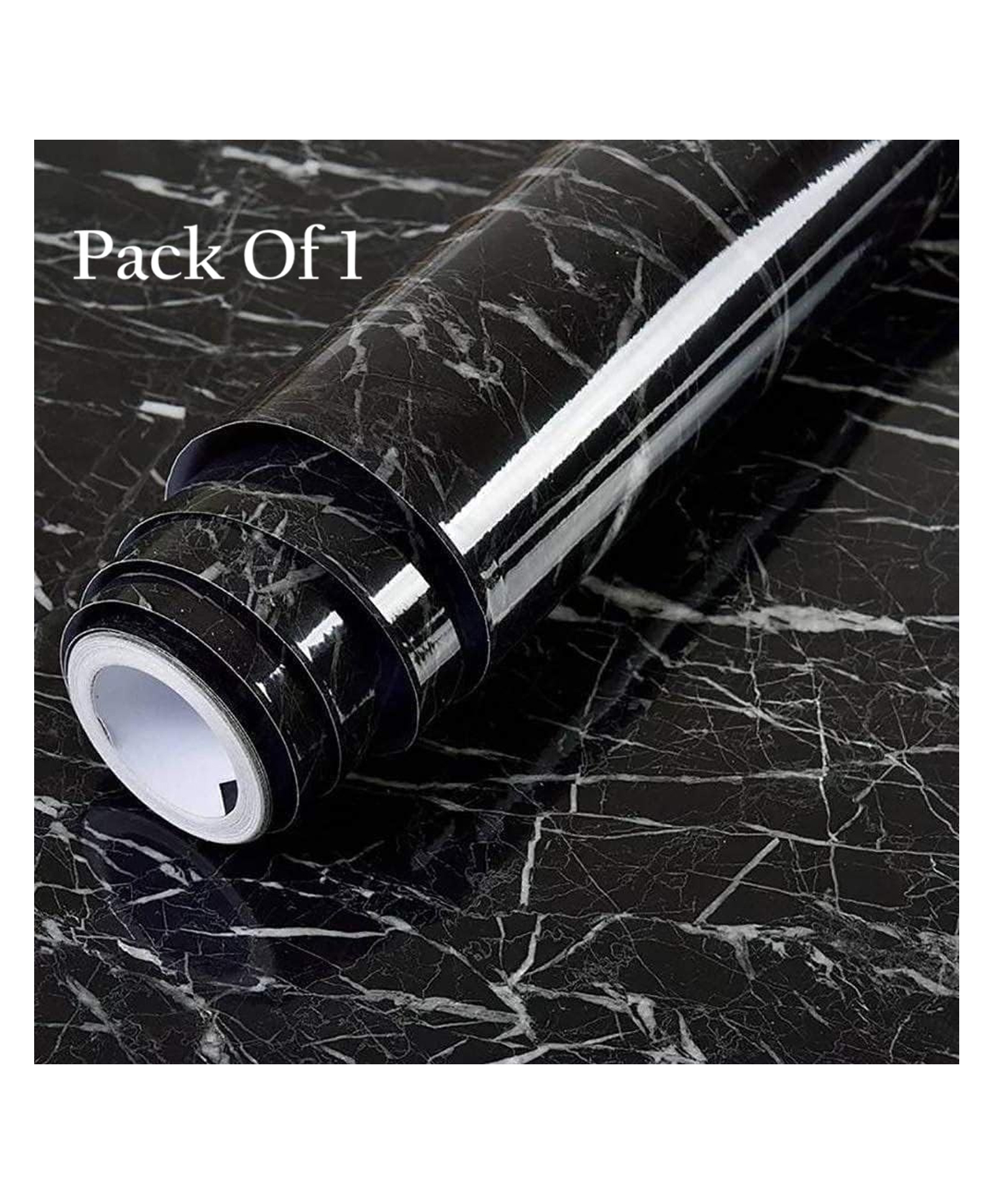 SANISHTH Kitchen Wallpaper Oil Proof,Waterproof self-Adhesive Wall Stickers for Kitchen Anti-Mold and Heat Resistant Aluminium Backsplash Wallpaper (Black pack Of 1)-image-35
