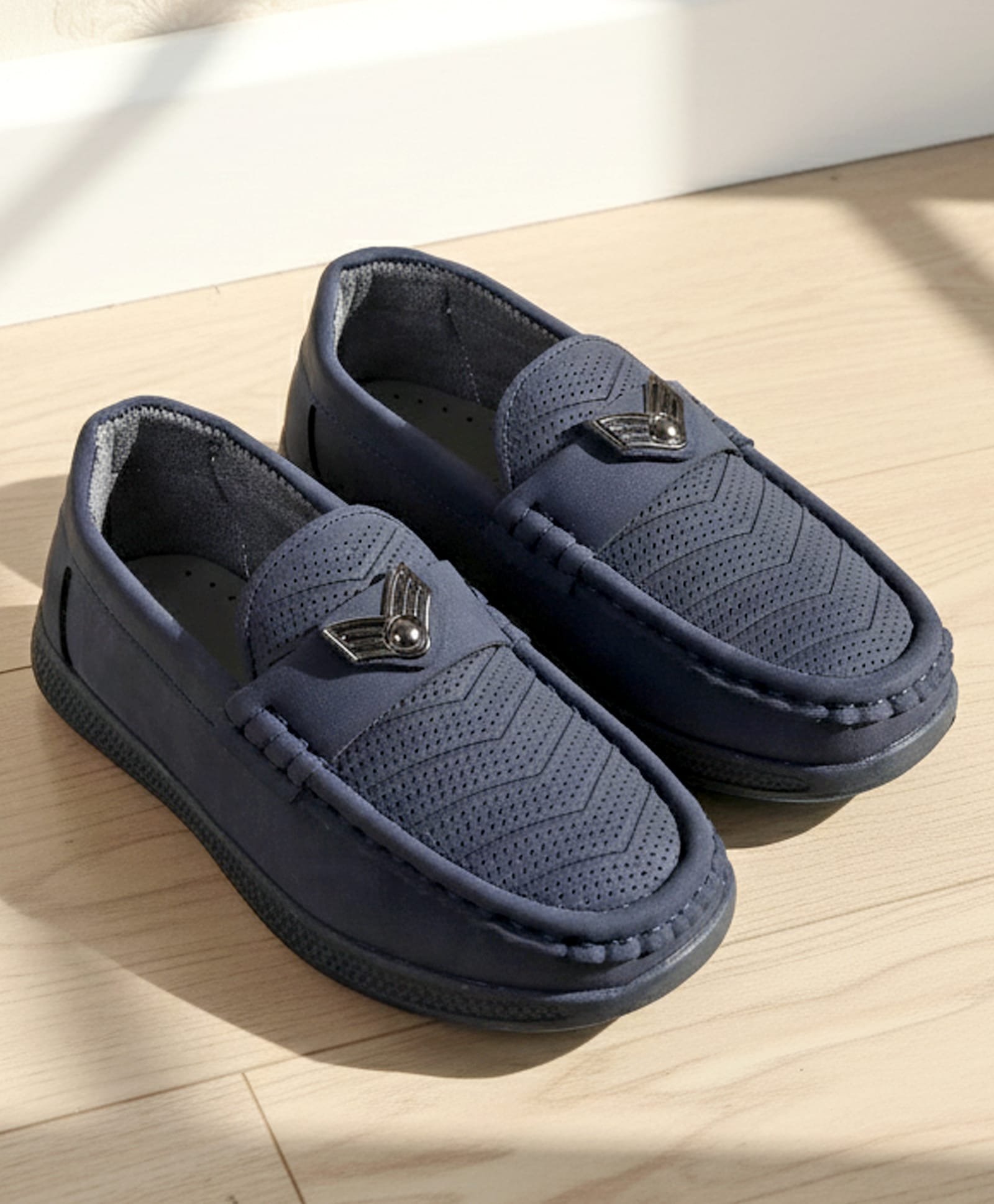 Pine Kids Slip On Loafers - Navy Blue-picture-12
