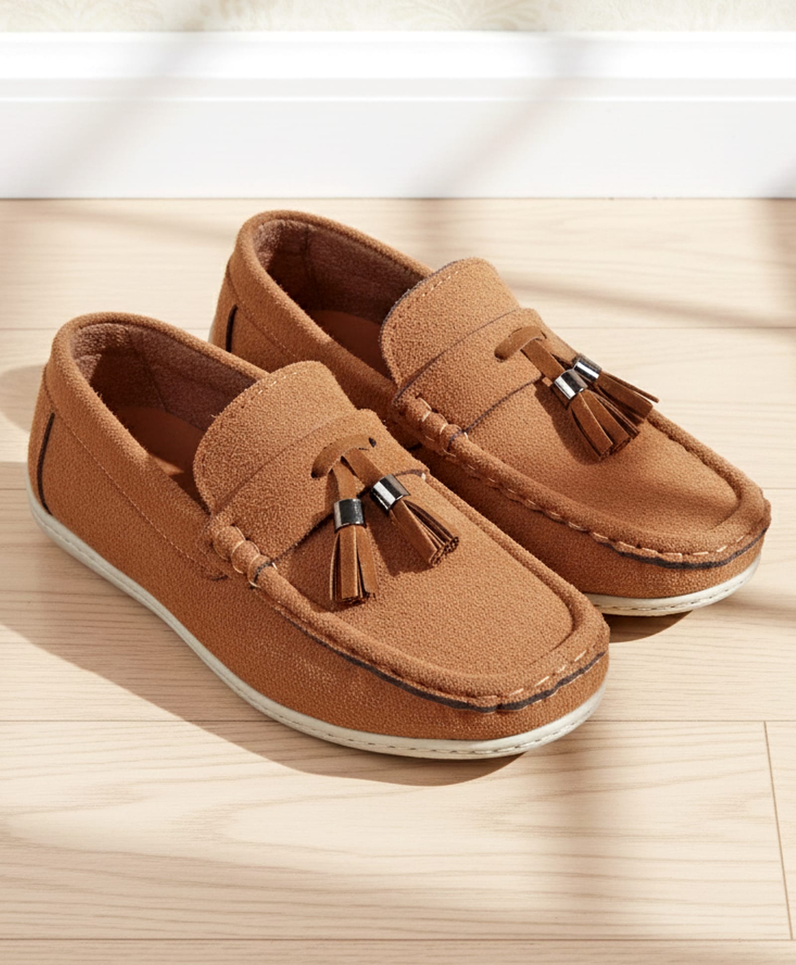 Pine Kids Slip On Loafers - Khaki-image-44