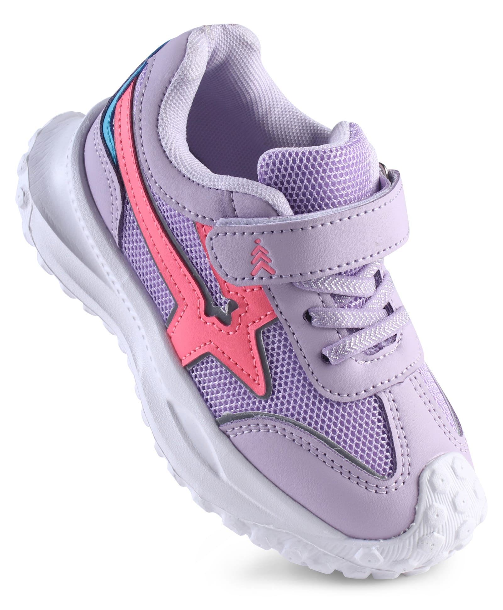 Pine Kids Solid Sneaker Shoes With Velcro Closure - Purple-image-45