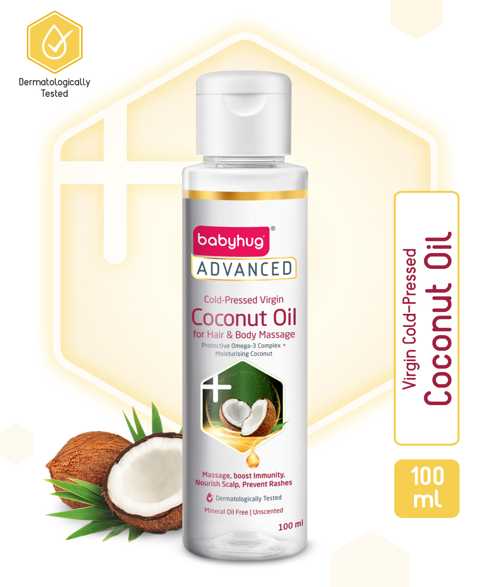Babyhug Advanced Cold-Pressed Virgin Coconut Oil - 100 ml-image-15