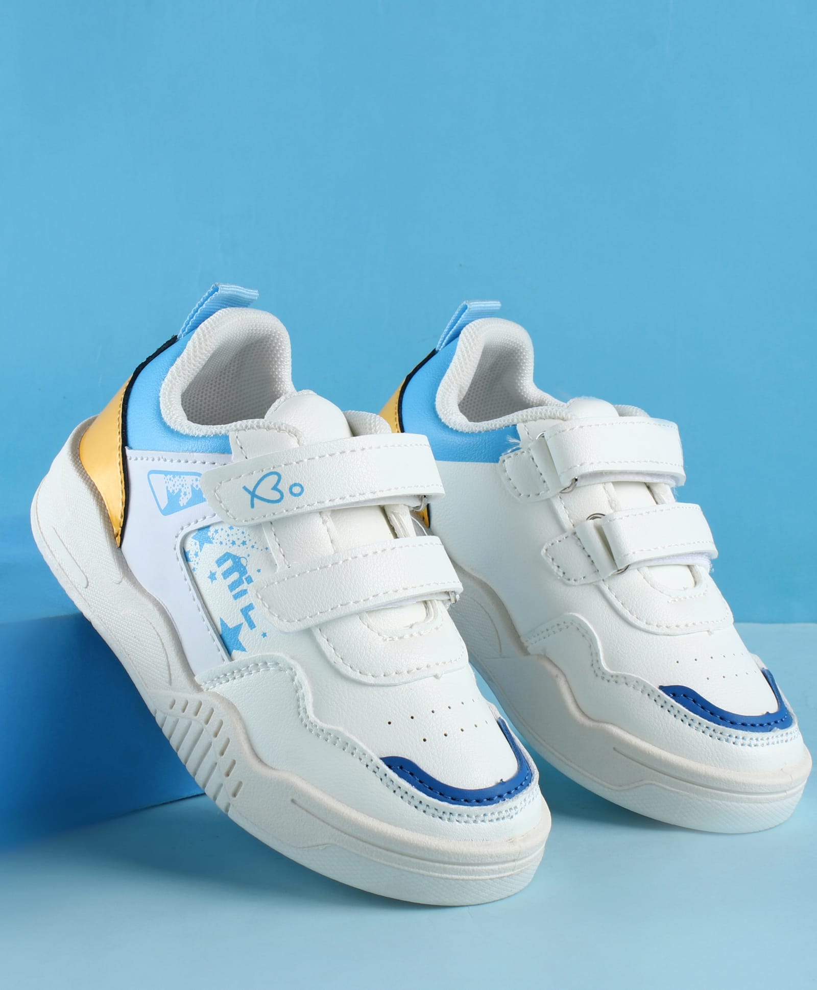 Babyoye Casual Shoes with Velcro Closure - White-picture-16