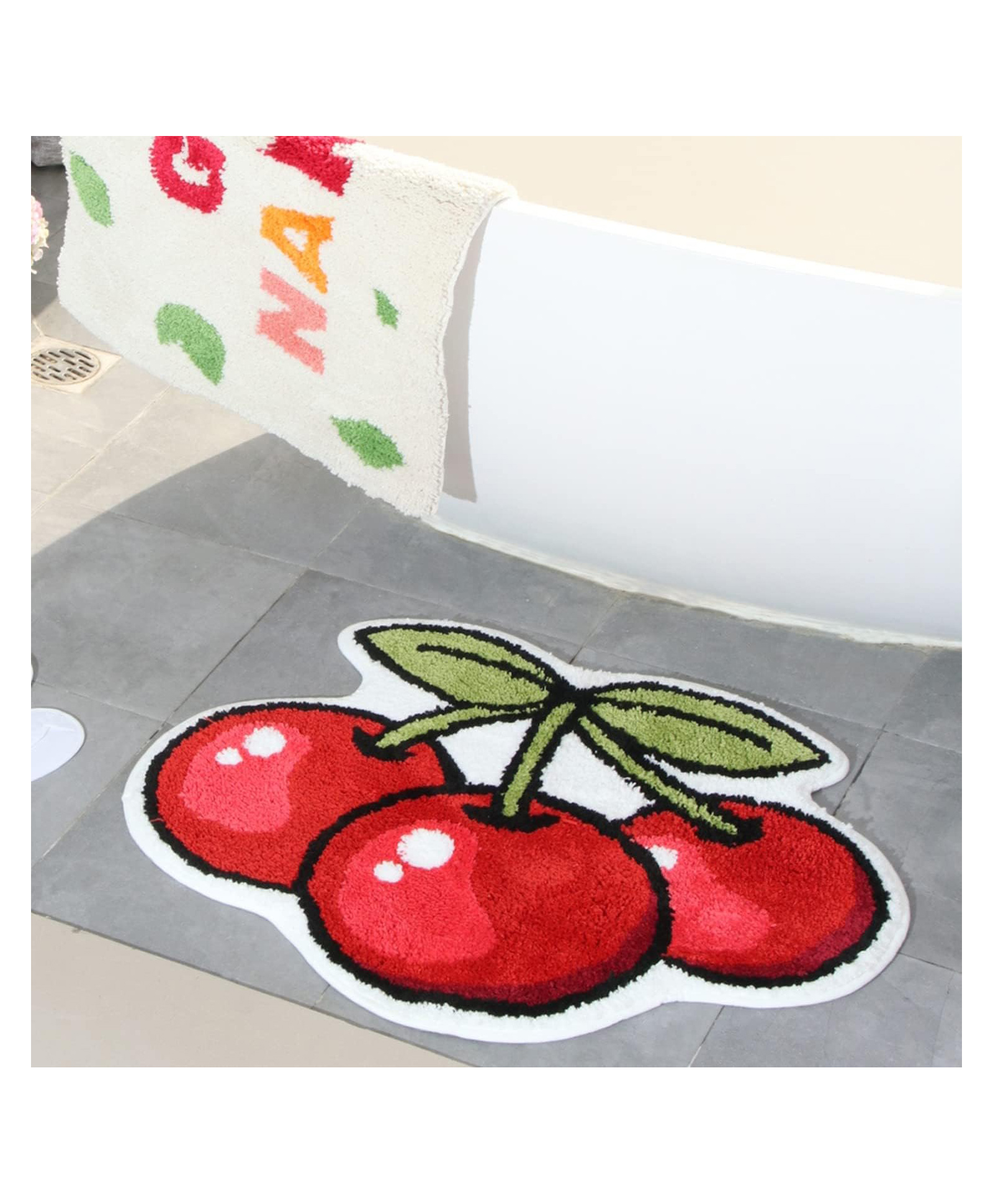 AAZEEM Mat Rugs Non-Slip Abstract Bath Rugs Cute Mat Washable for Tube |-picture-29