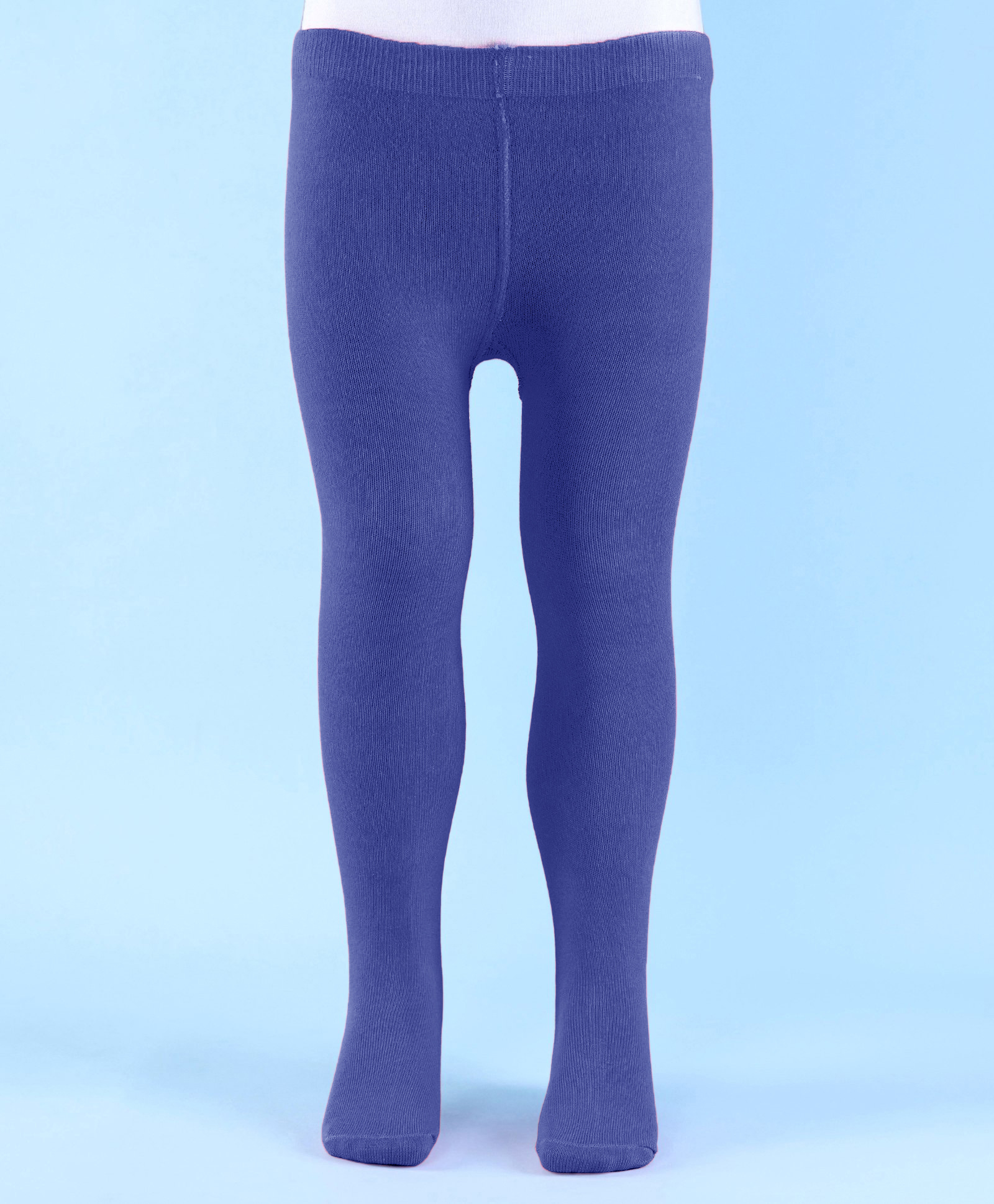 Doodle Poodle 100% Cotton Knit Solid Tights - Navy Blue-image-20