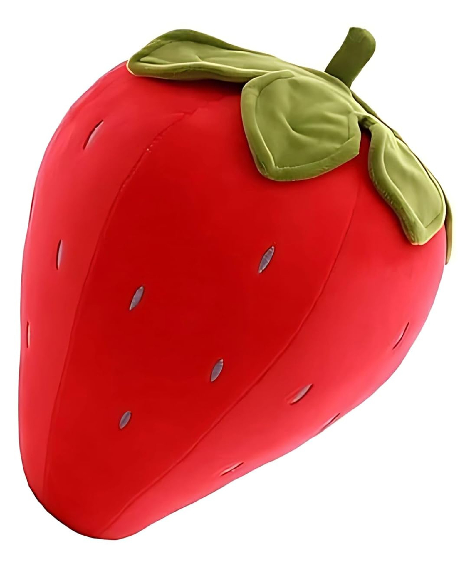 FUSKED Fluffies Strawberry Plush for Kids - Soft and Washable Fruit Soft Toys for Birthday - 20 cm Plush for 3+ YEARS - 1 Piece Height 7 Inches-image-3