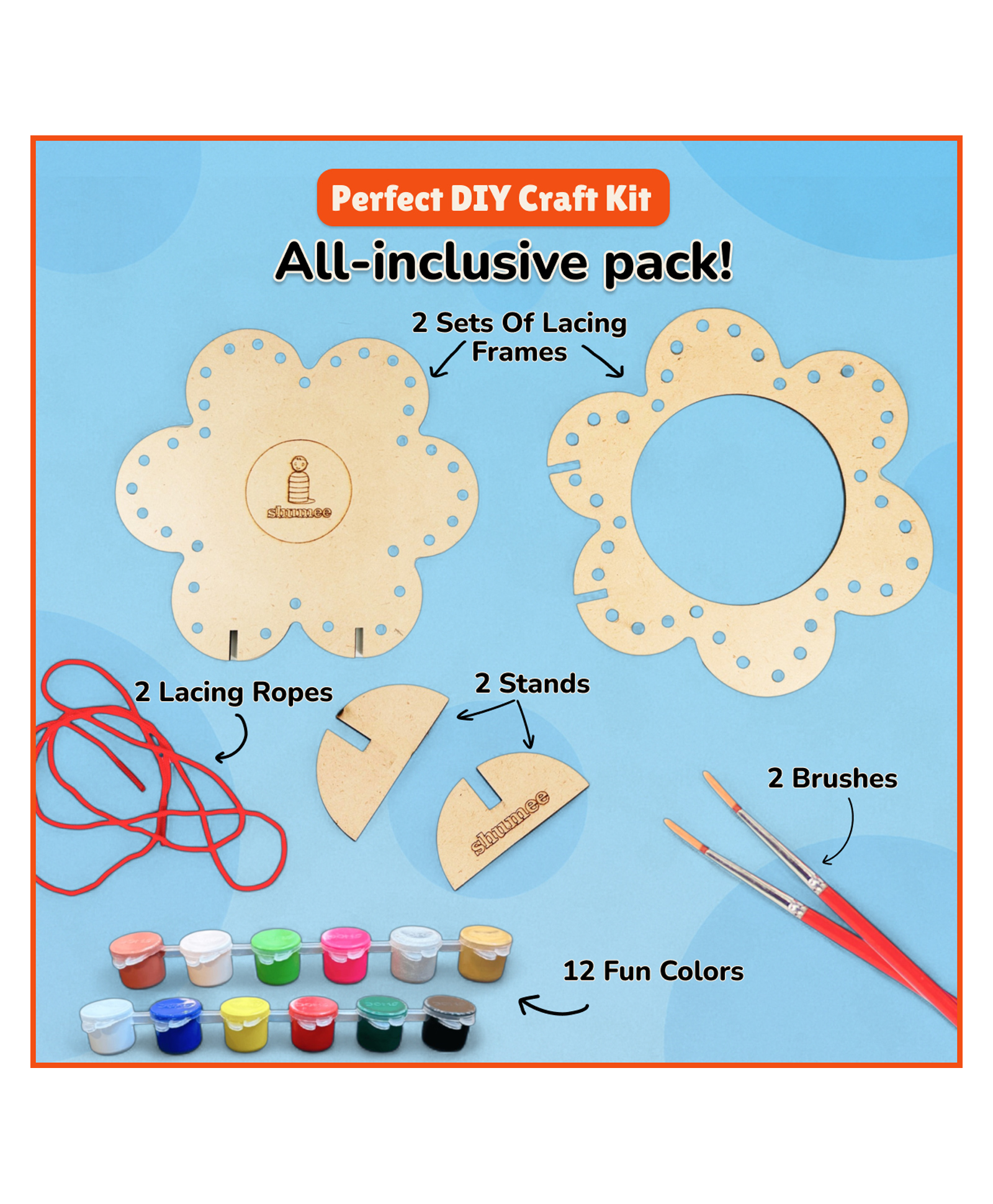 shumee Photo Frame Art Kit for Kids 6-12 Years-image-4