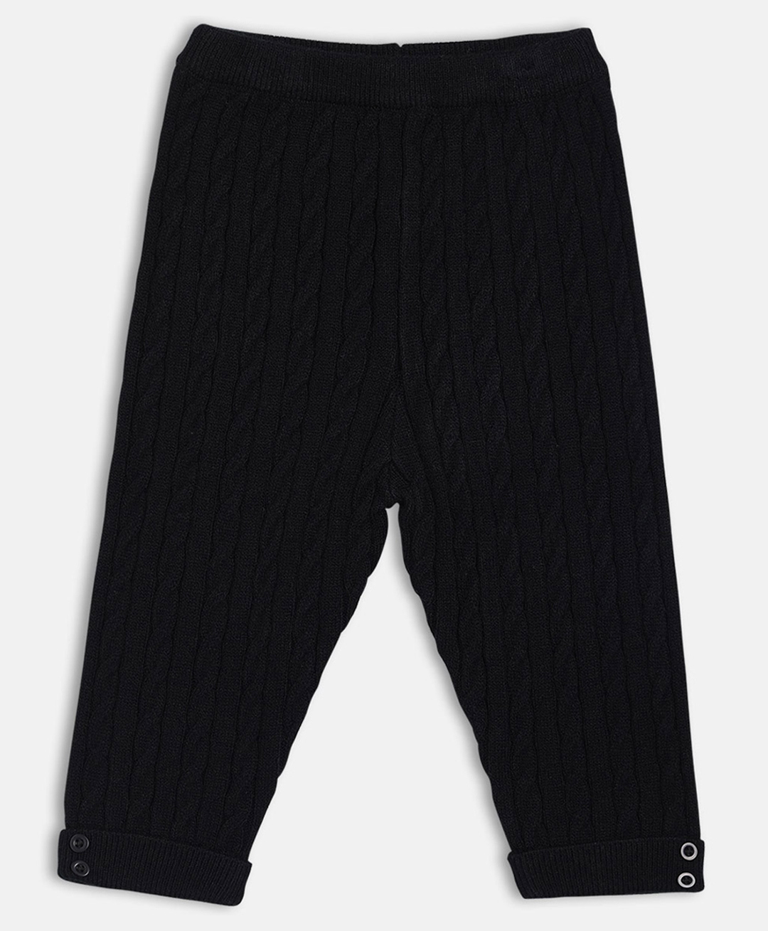 MINI KLUB Knit Cable Knit Designed Pant - Black-picture-20