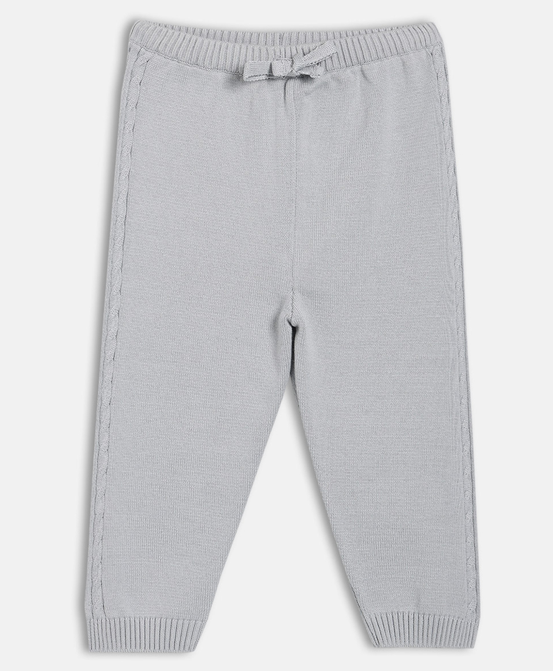 MINI KLUB Cotton Knit Solid Joggers - Grey-picture-40