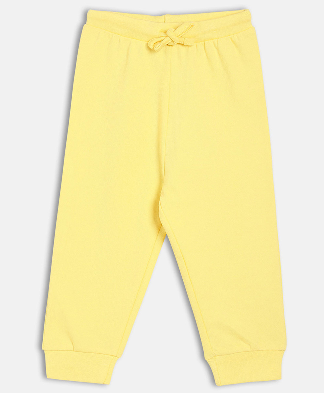 MINI KLUB Cotton Knit Solid Joggers - Yellow-picture-41