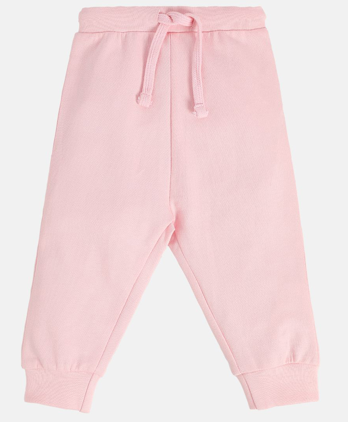 MINI KLUB Cotton Knit Solid Joggers - Pink-picture-7
