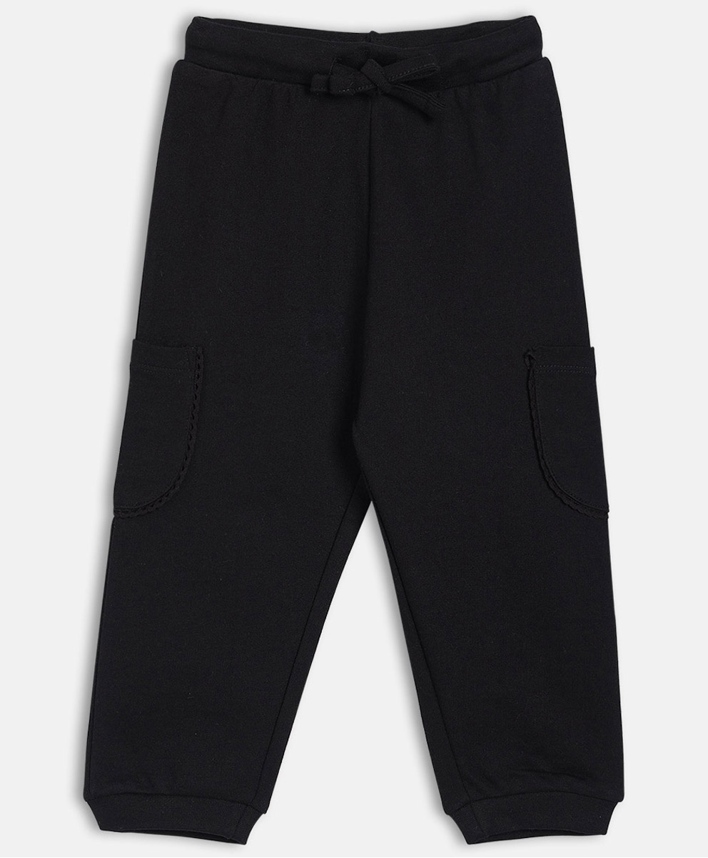 MINI KLUB Cotton Blend Knit Solid Pajamas - Black-picture-23