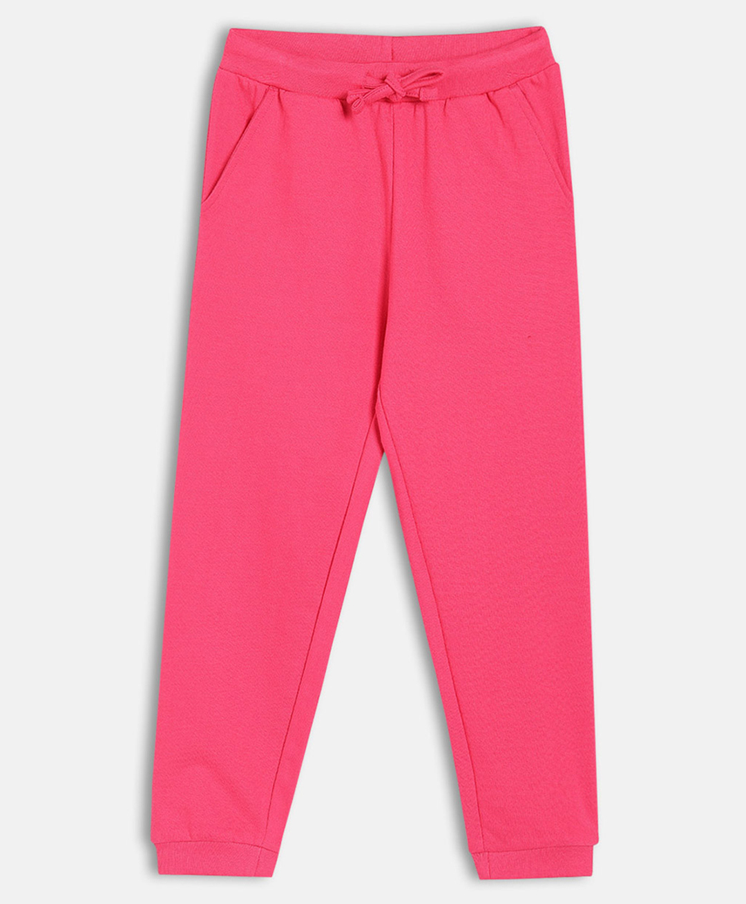 MINI KLUB Cotton Knit Solid Joggers - Pink-picture-40