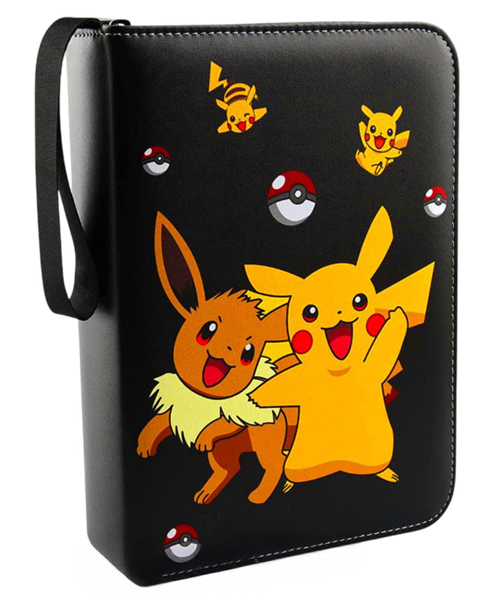SYGA Pokémon Pikachu and Eevee Design Card Binder 4 Pocket Zipper Album with 50 Removable Sleeves-image-47