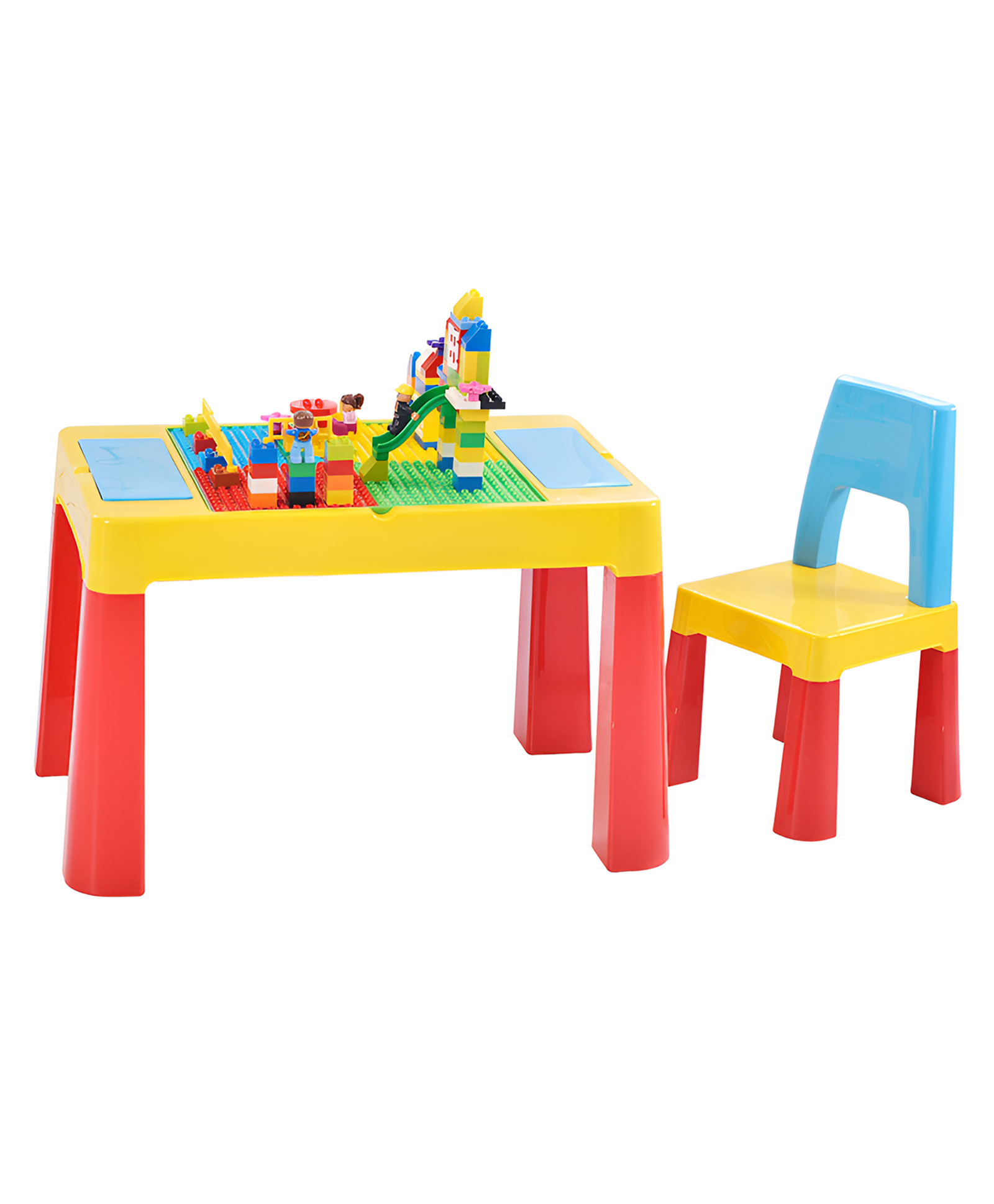 SYGA Kids Toy Table and Chair Set (Yellow) - 1 Table & 1 Chairs-picture-23