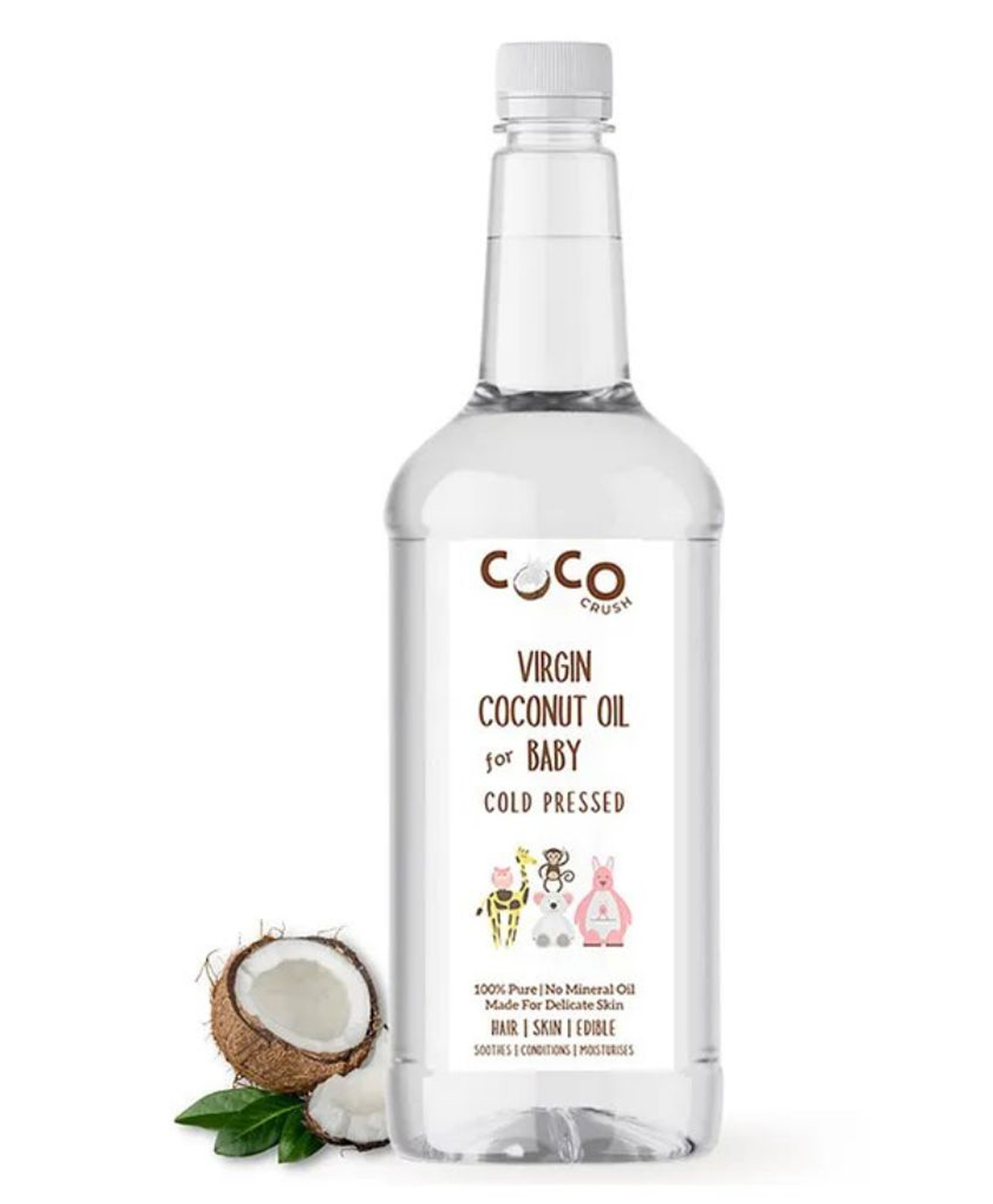 Coco Crush Virgin Coconut Oil for Baby Massage | Cold Pressed, Pure & Natural | Body & Hair Oil - 1000 ml-picture-15
