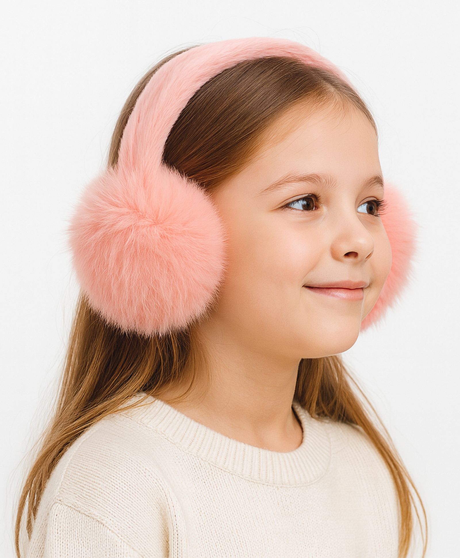 SYGA Winter Plush Earmuffs, Soft Warm & Cozy Ear Protection for Kids & Adults (Pink) - Diameter 14 cm-picture-21