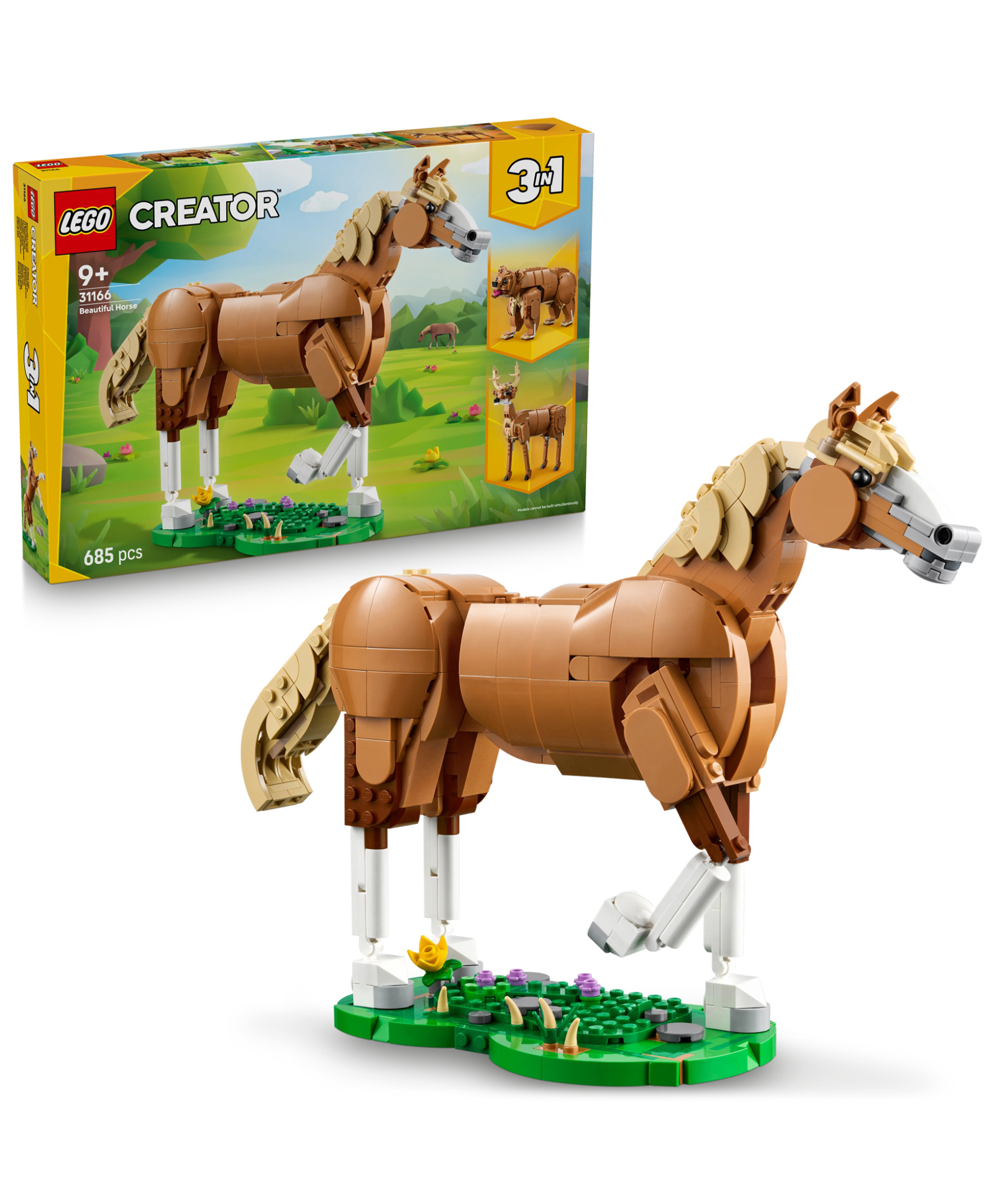 LEGO Creator 3in1 Beautiful Horse Toy Animal Building Set 685 pieces-31166-picture-13