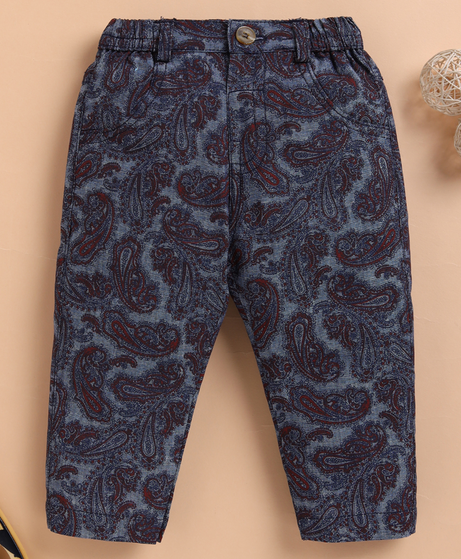 Wonderchild Paisley Printed Pant - Blue-picture-20