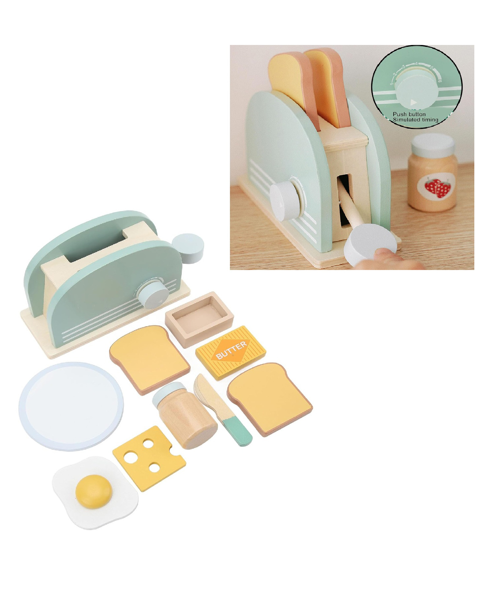 SANJARY Bread Maker Toy for Kids, Boost Confidence Creativity Enhance Kitchen Knowledge Gifts for Early Learning Healthy Eating color design may vary-image-37