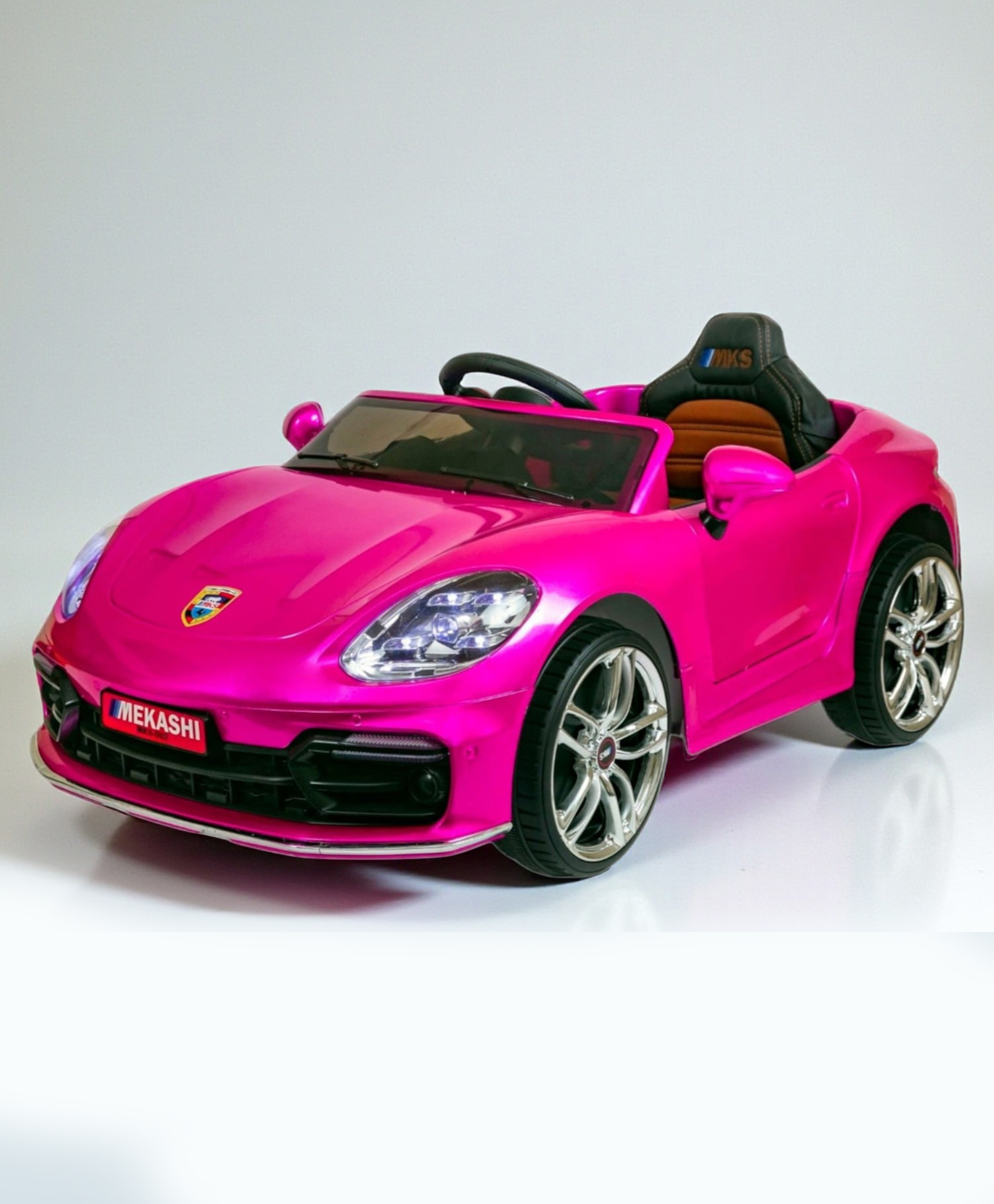 JN Creations 12V Kids Porsche Battery Operated Ride On JNC-002 Car With Remote Control (PINK PAINTED)