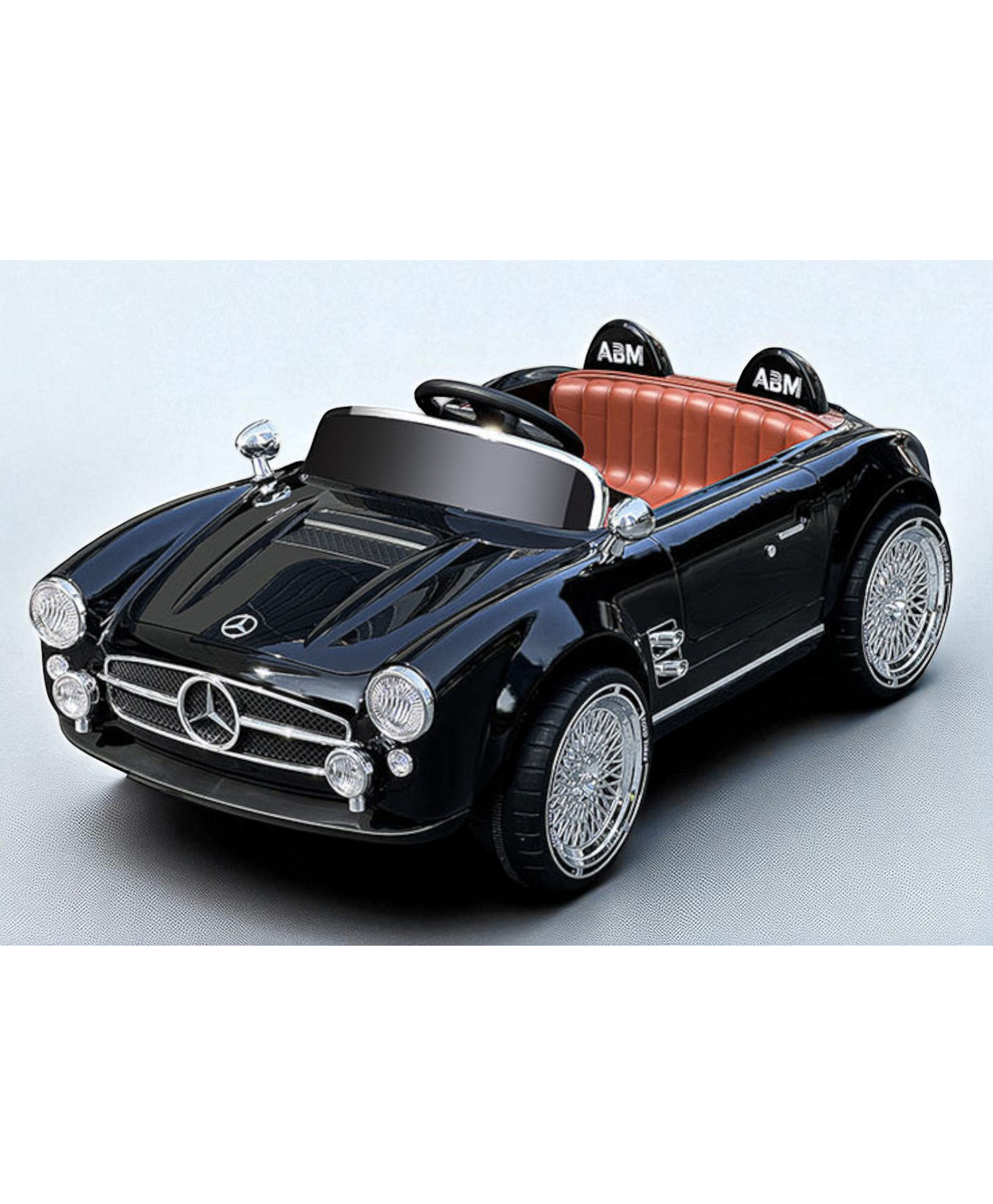 JN Creations 12V Kids Battery Operated Ride-On Car (ABM-1688) with Remote Control, Music, Lights, MP3 (BLACK)-image-26