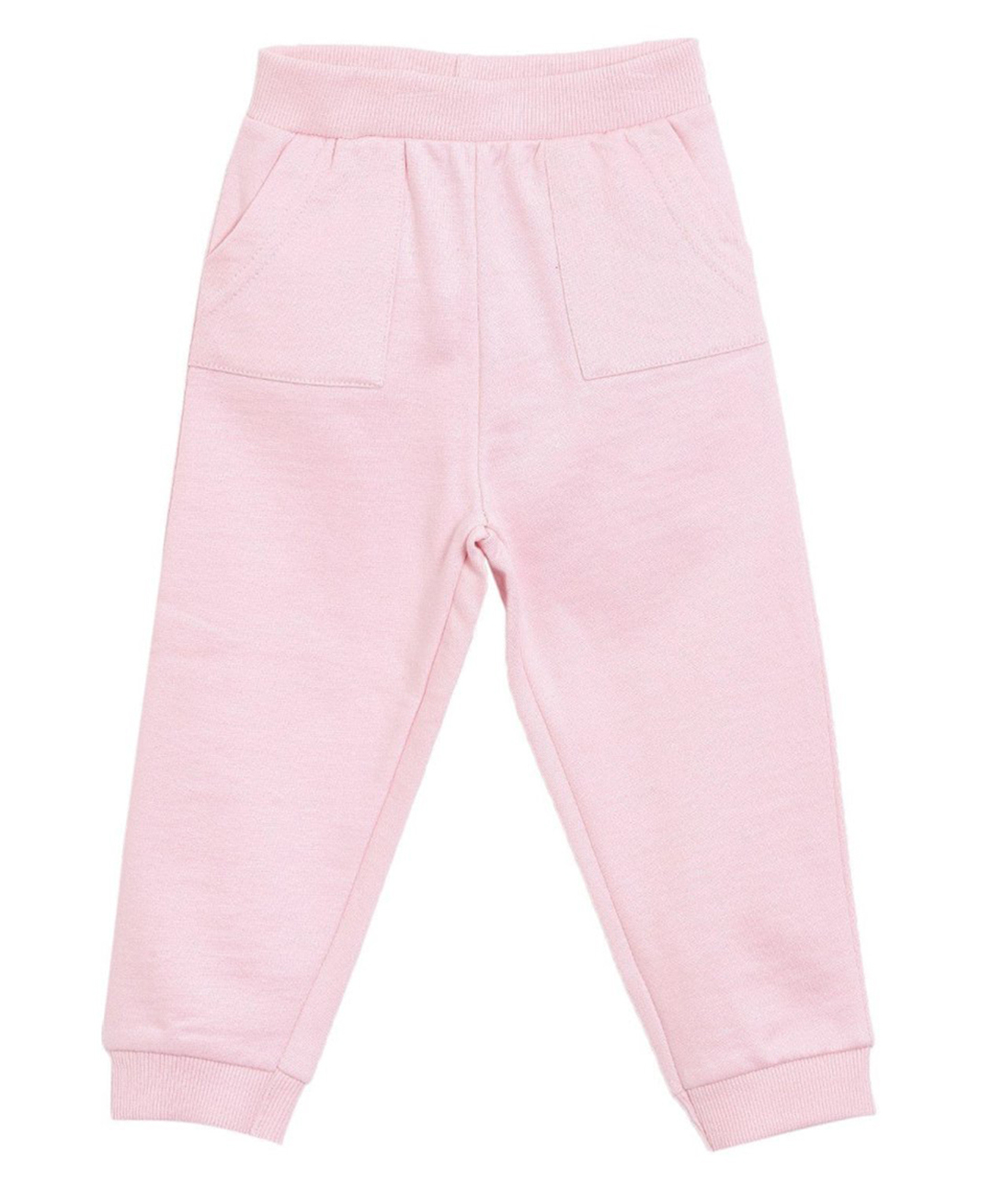 The Mom Store Cotton Knit Solid Sweatpants - Pink