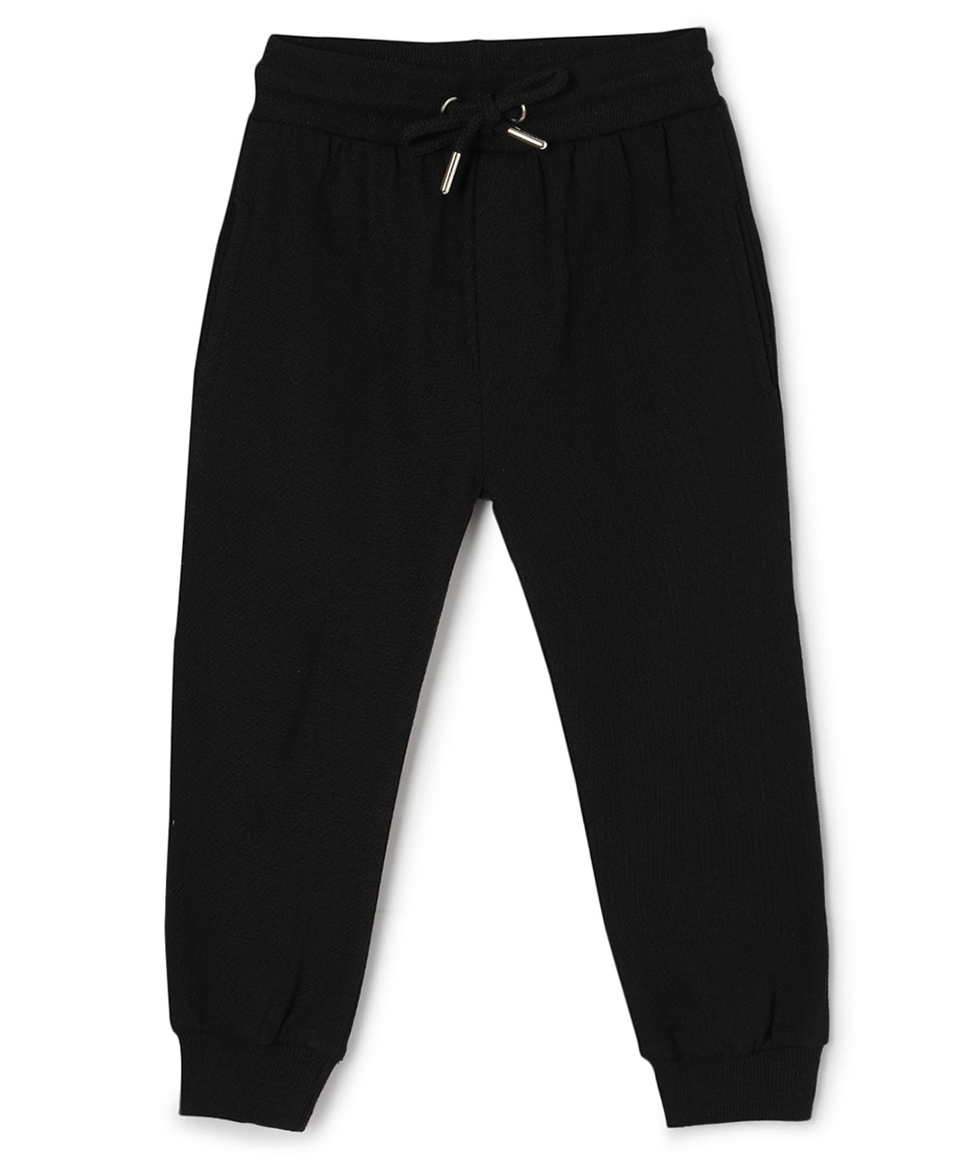 The Mom Store Cotton Knit Solid Sweatpants - Black-picture-11