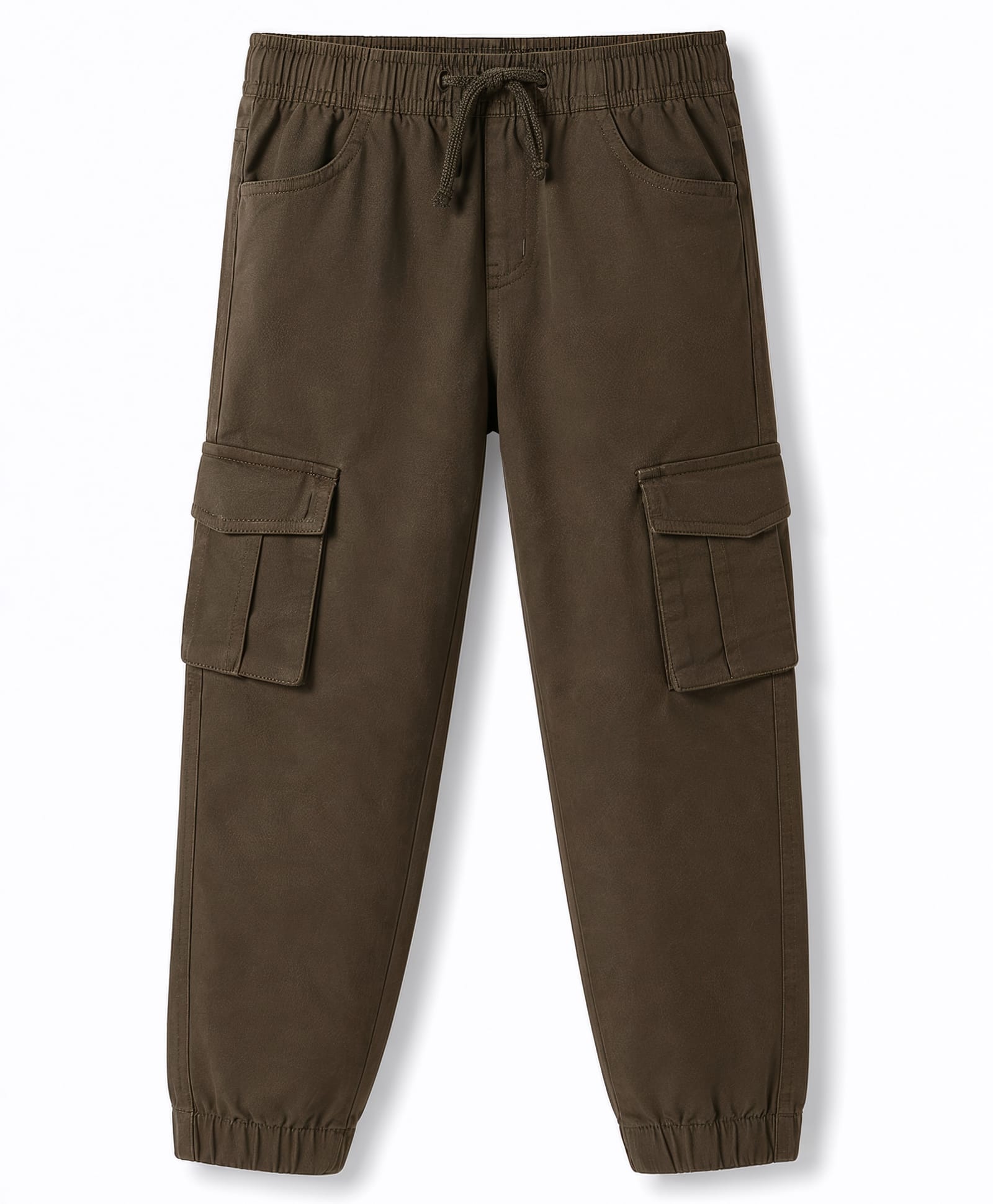 Pine Kids Cotton Elastane Woven Full Length Trouser With Cargo Pockets - Charcoal Grey-picture-21