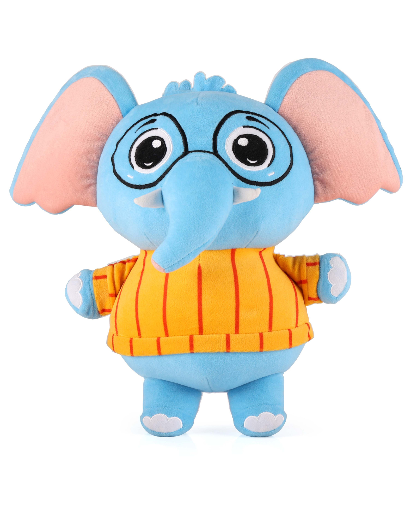 AURBO Blue Elephant Stuffed Animal Soft Huggable Plush Toy for Kids (Height 35 cm)-image-13