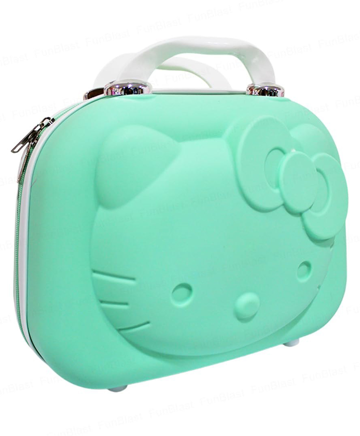 FunBlast Travel Cosmetic Bag with Elastic Band Sea Green-image-2