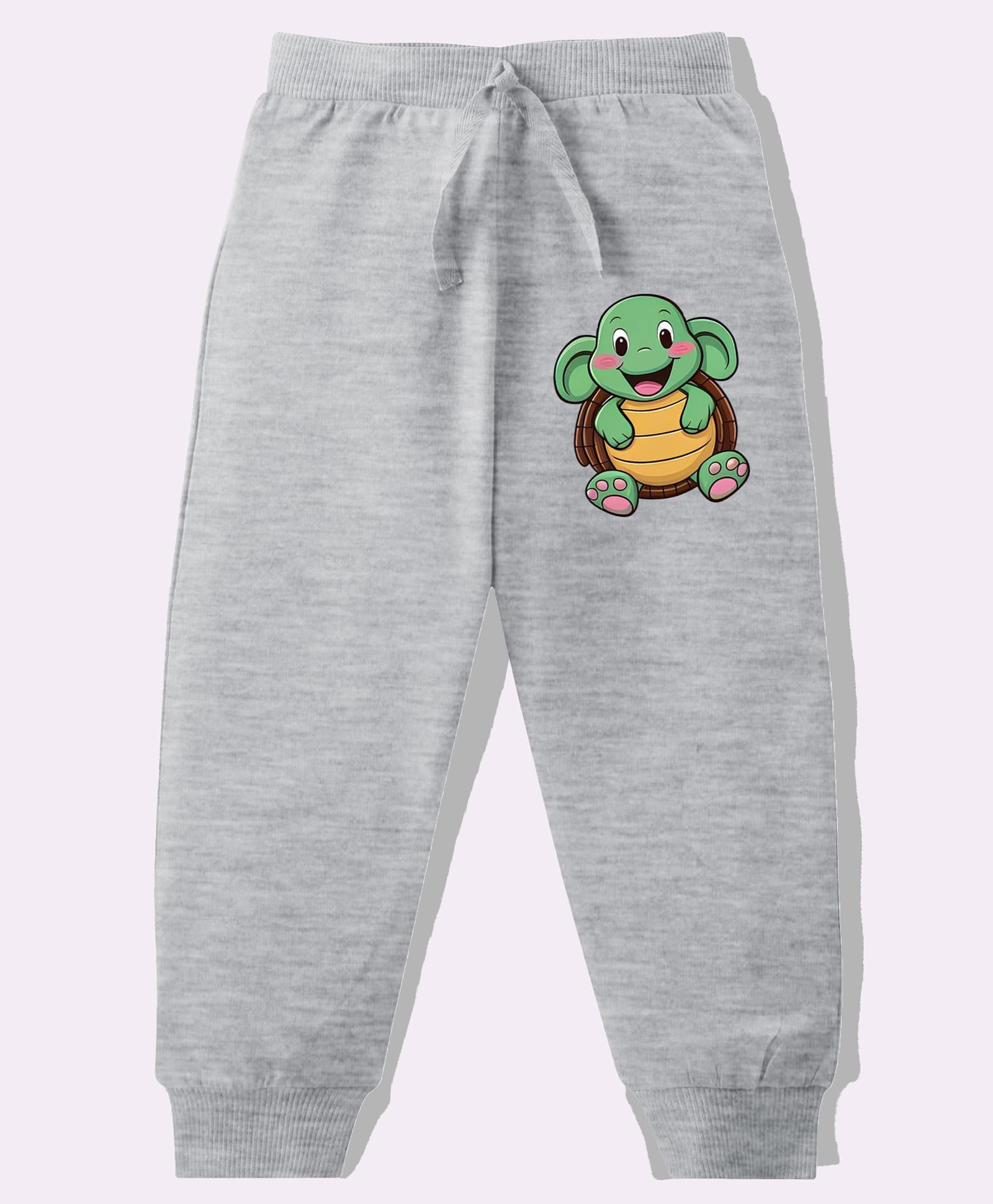 KAVEE Pure Cotton Knit Animal Printed Biowashed Lounge Pants - Grey-picture-13