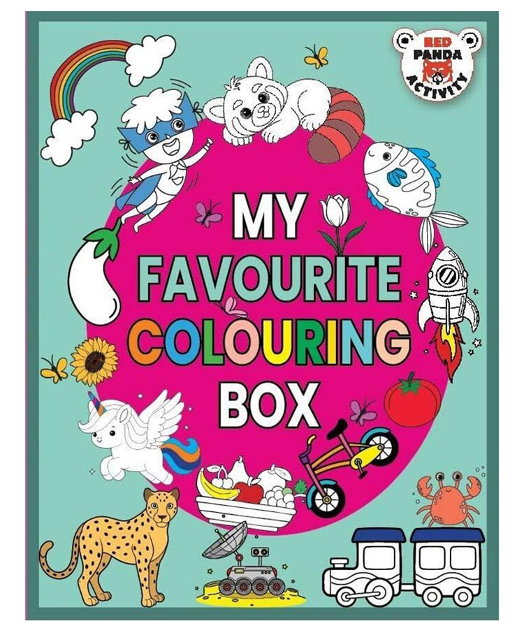 My Favourite Colouring Book Box (Set of 10 Books) - English By Red Panda-image-35