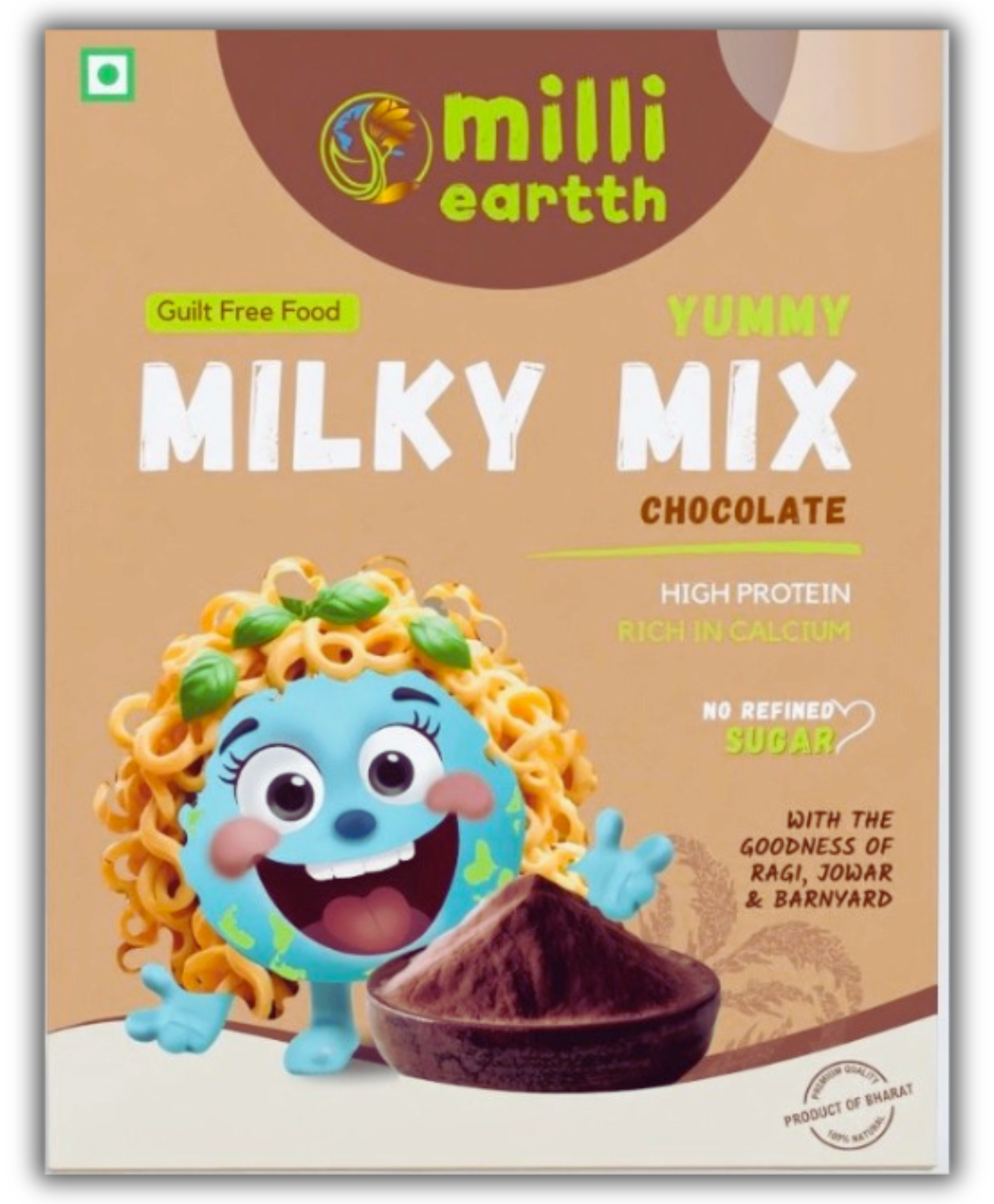 Millieartth Yummy Milky Mix Chocolate Flavour | With Ragi, Jowar & Barnyard Millet | High Calcium & Protein | No Corn Flour, No Artificial Colours or Preservatives | Nutri Milk Additive | 300 g-image-21