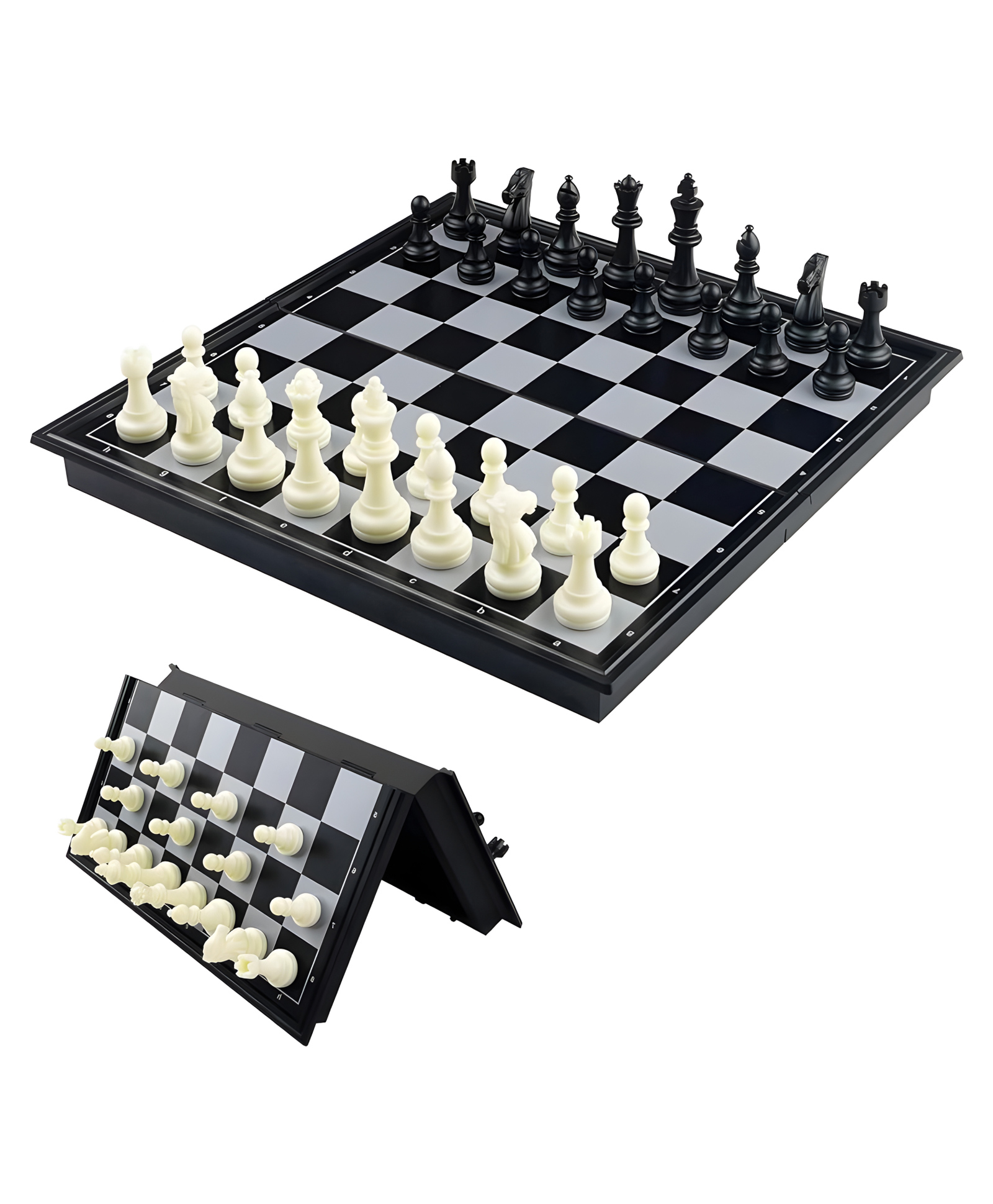NEGOCIO Magnetic Chess Board Game Set for Kids & Adults with Folding Design/Indoor Outdoor Educational Travel Toys- PACK OF 1- COLOR MAY VARY-image-24