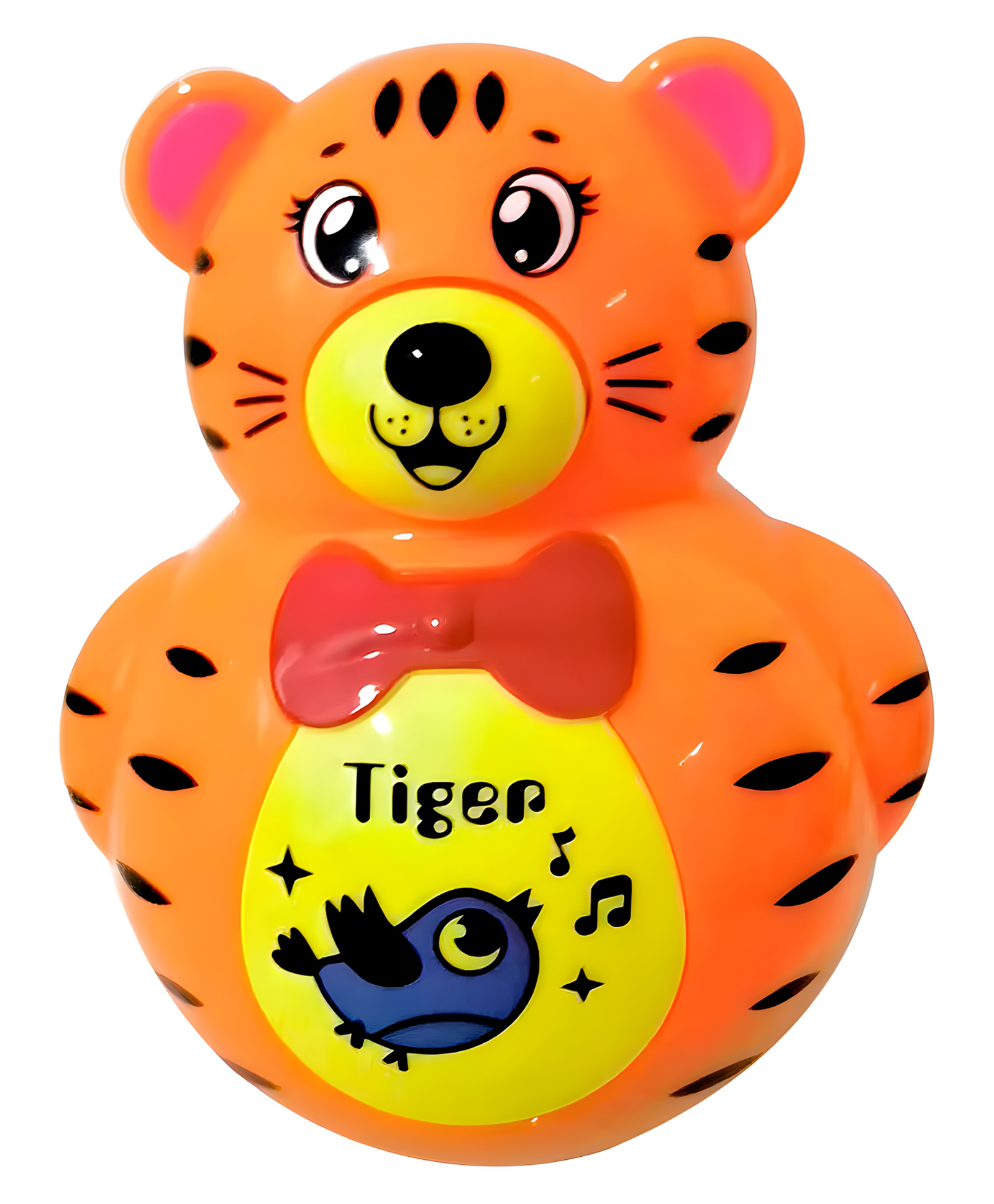 NEGOCIO Tiger Tumbler Musical Rattle Toy With Flashing Lights for Kids- Pack of 1- Color May Vary-image-12