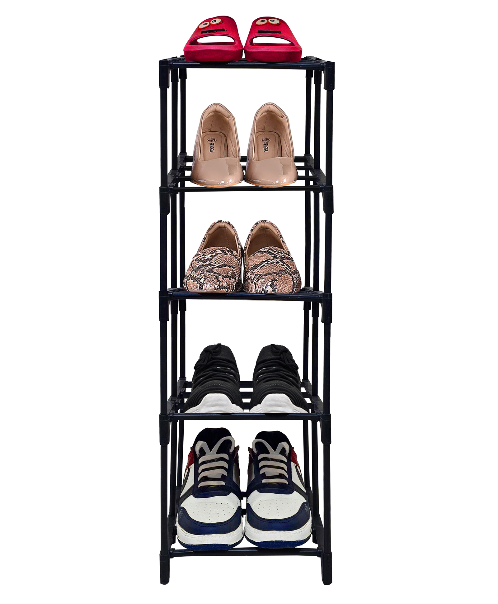 Urban Choice 1-Door Blocks Organizer Compact & Durable Storage Cabinet for Home & Office-image-4