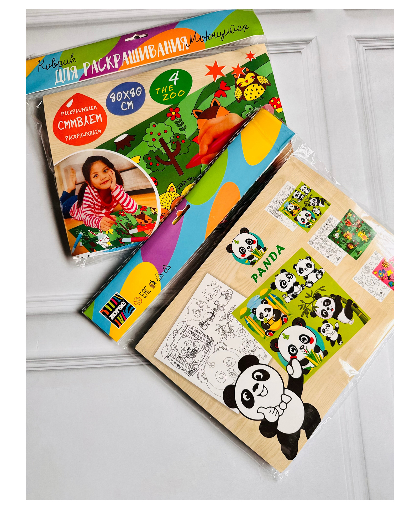 Li'LL Pumpkins Coloring Washable Reusable Mat For Children-image-19