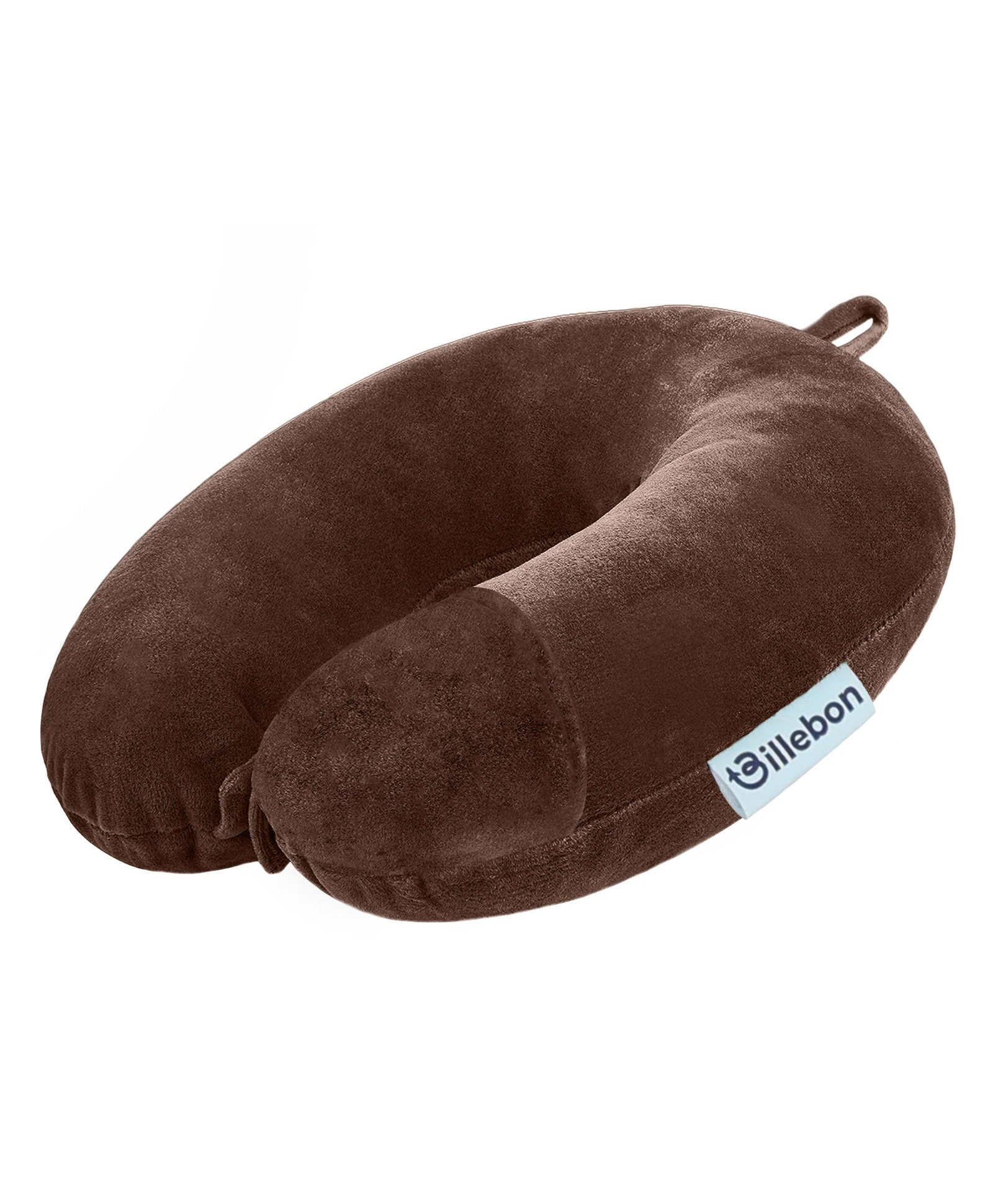 Billebon Premium Neck Pillow Fibre Filled Round Travel Pillow-image-7