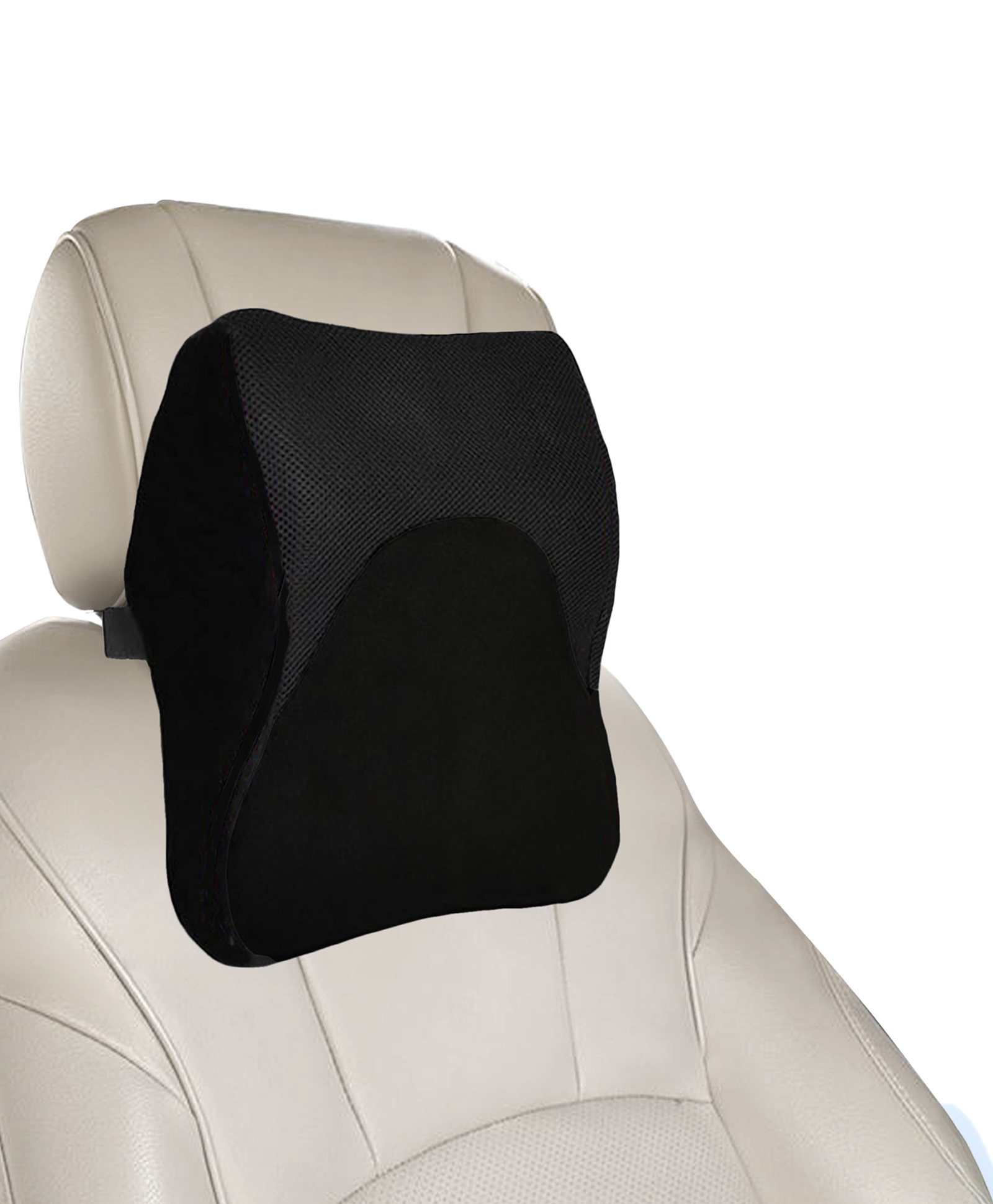 Billebon Car Neck Rest Pillow Soft Fiber Support for Car Seat Office Chair , Travel - Contour-image-42