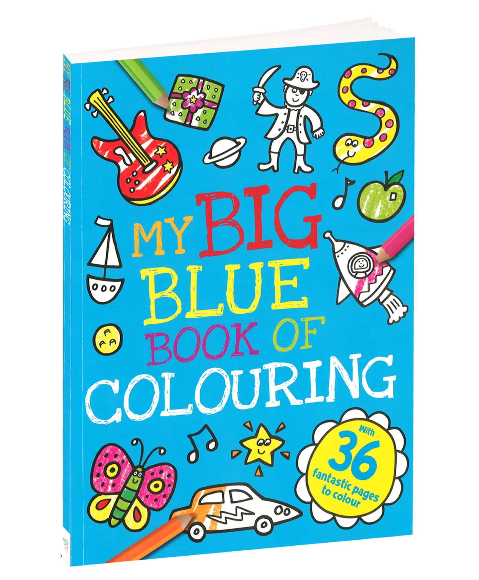 My Big Blue Book of Colouring | Colouring Book | Colouring Book for Kids | Creative Activities | Fine Motor Skills | Preschool Learning | Drawing Fun-image-43