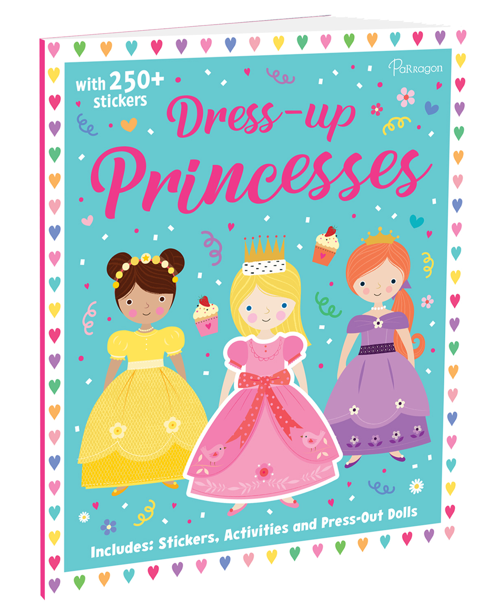 Sticker Dress-Up Book - Princesses | Create Your Own Sticker Outfits for these Princesses [Paperback] Parragon - English-image-4