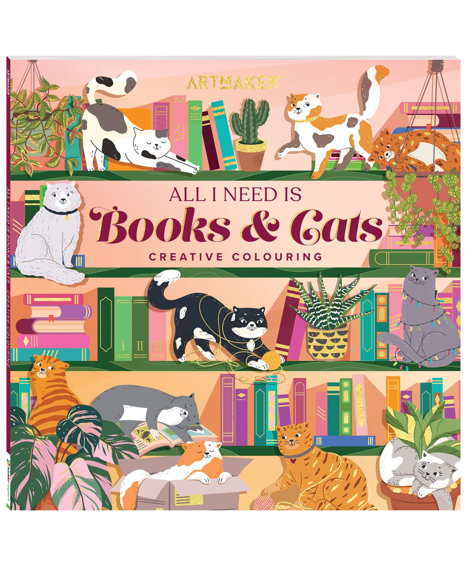 parragon Art Maker Creative Colouring Books & Cats | Colouring Book for 8 to 12 Year Kids - English-picture-21