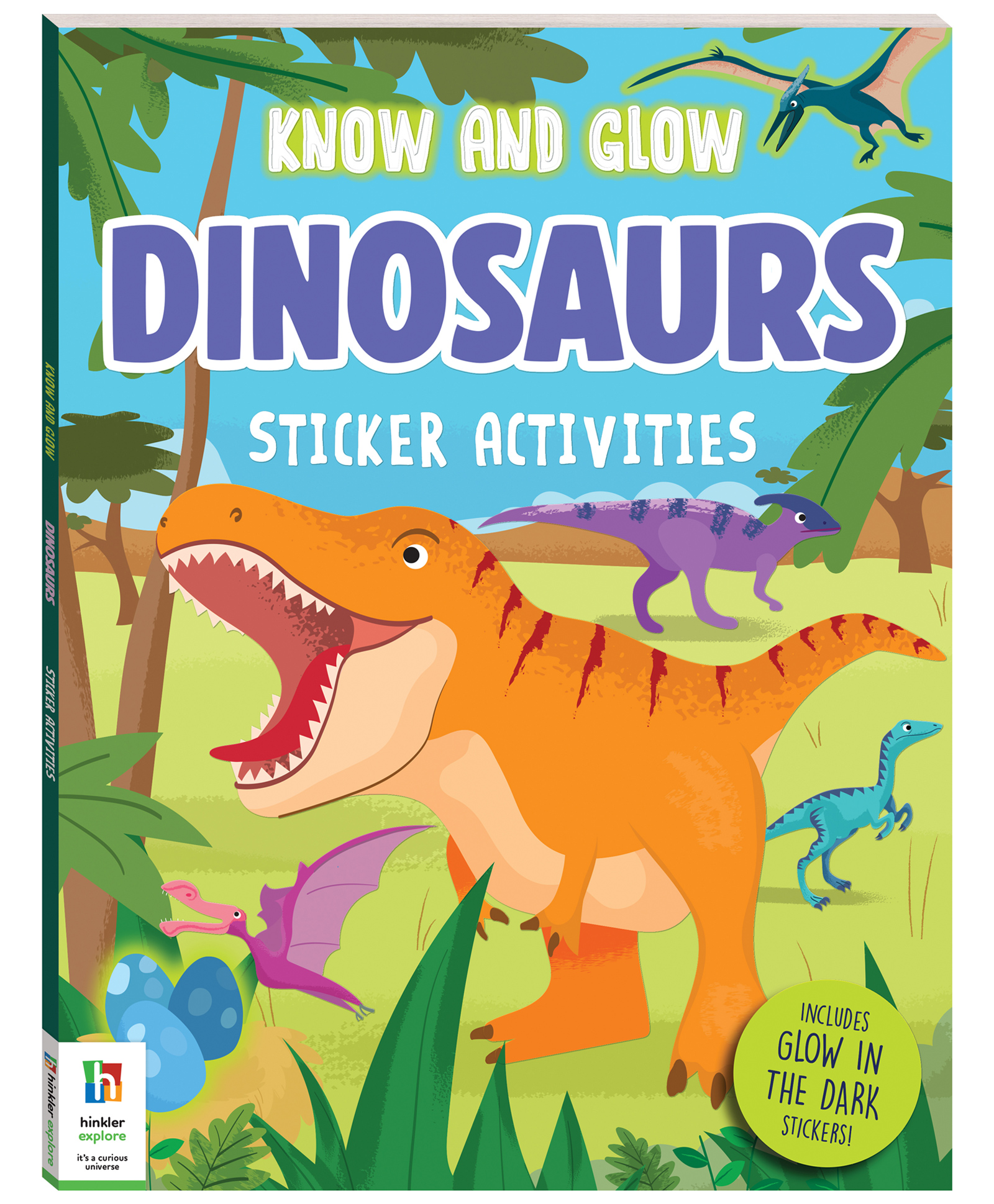 Know and Glow Dinosaurs Sticker Activities | Sticker Activity Book | Glow Sticker Book | Fun Facts and Stickers | Activity Book | 6-8 Years-image-15