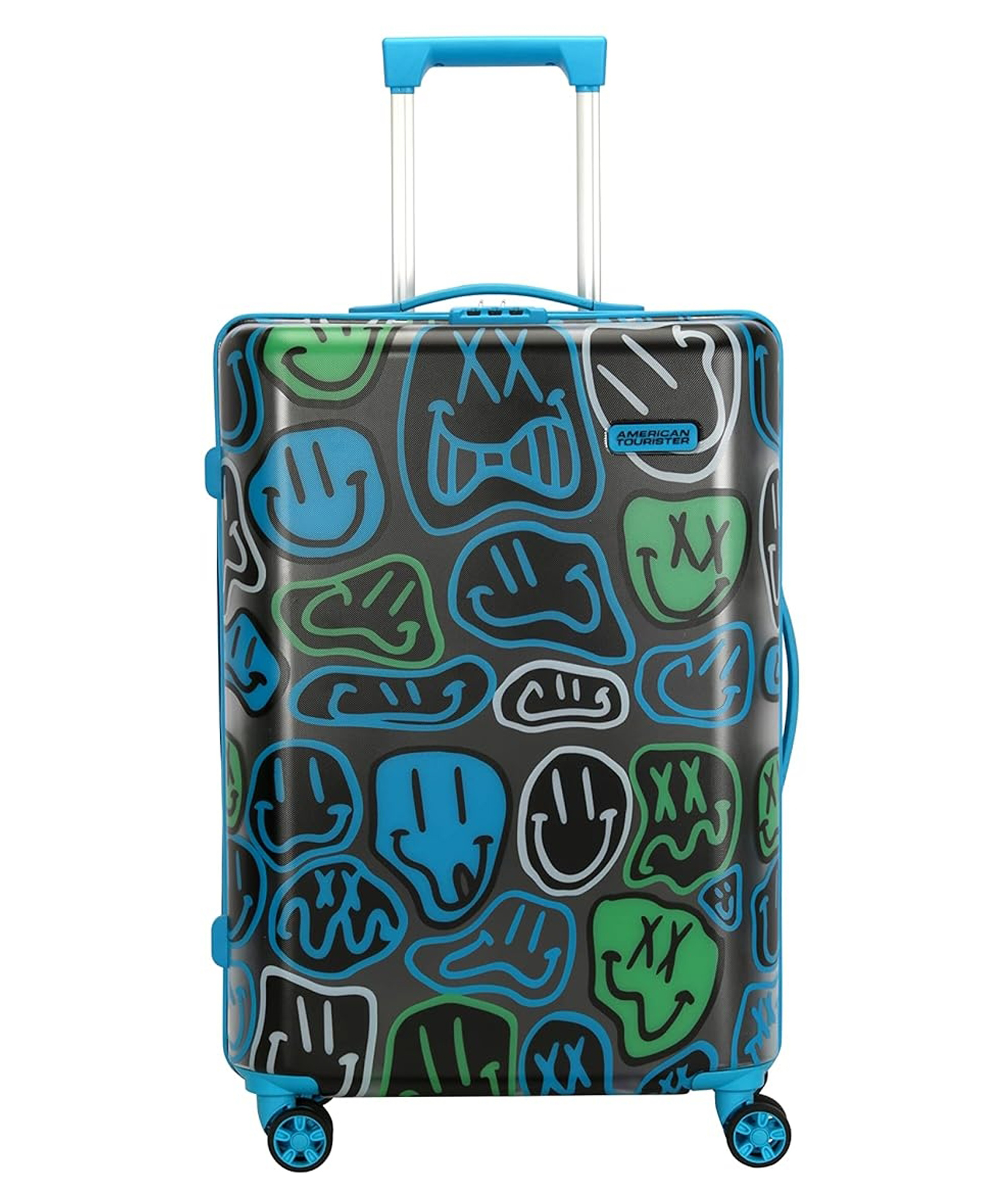 American Tourister Swag-On 68 CM Small Cabin Multicolor Hard Luggage with Semi Transparent Shell for Kids-image-49
