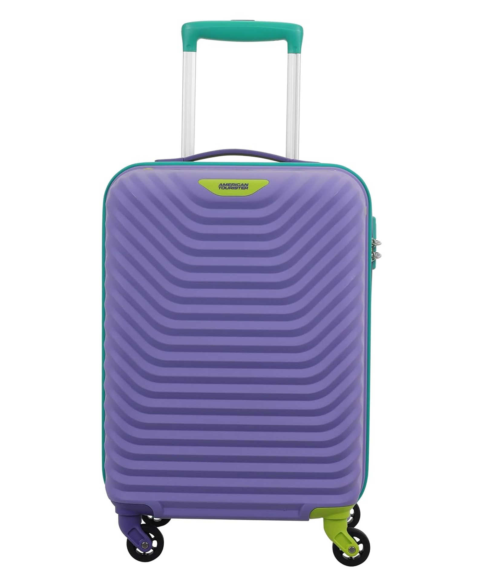American Tourister Splash SP Small Cabin Violet Tulip Polypropylene Hard 8 Wheels Spinner Kid Luggage - Height 55 cm-image-3